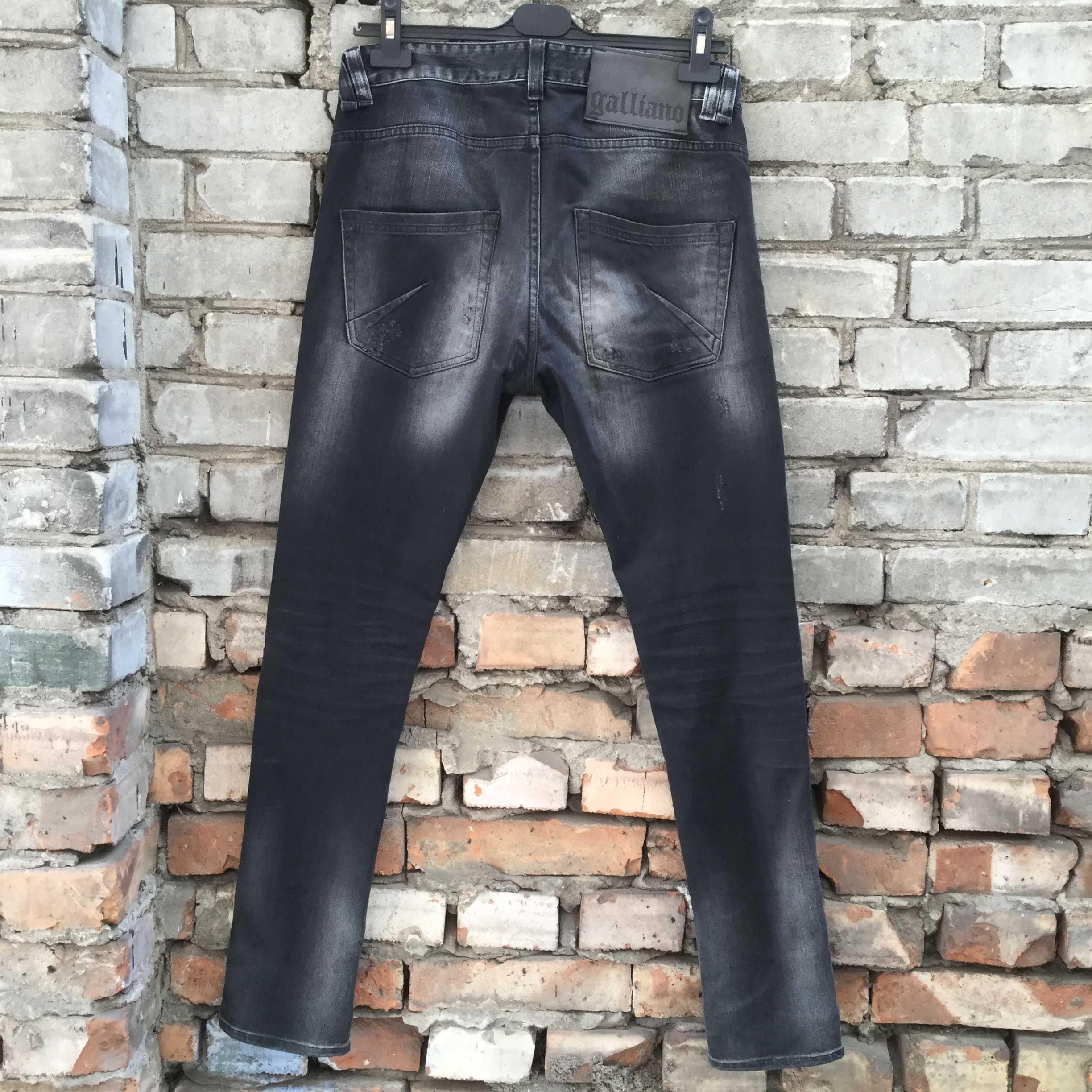 John Galliano Super skinny jeans.Like Gucci or Saint Laurent Size US 30 / EU 46 - 1 Thumbnail