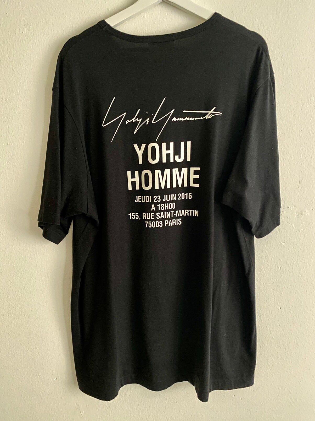 Yohji Yamamoto Yohji Yamamoto Pour Homme Staff Tee | Grailed
