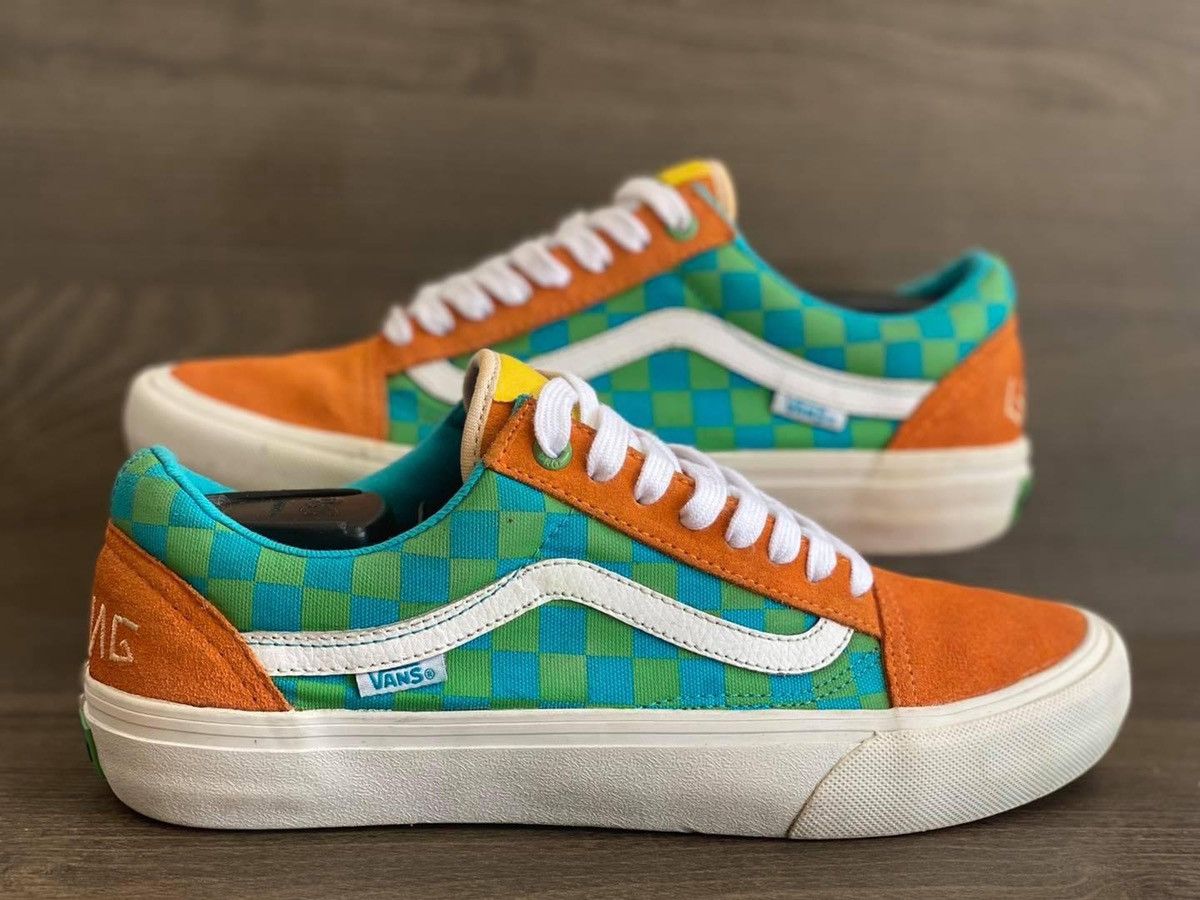 AUTHENTIC Size 9 VANS Old Skool Pro x Golf Wang Red
