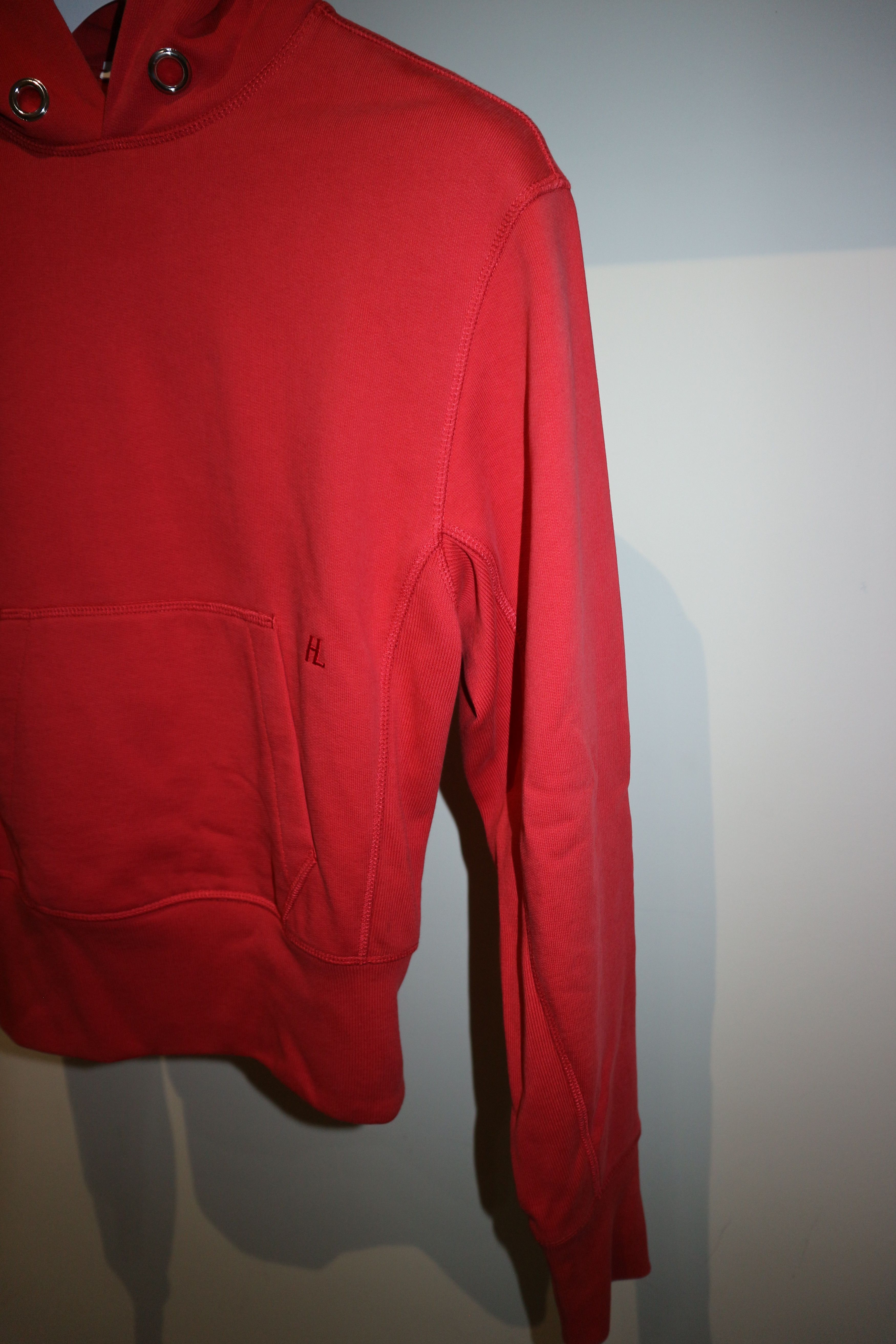 Helmut Lang Embroidered petit logo hoodie Size US XXS / EU 40 - 2 Thumbnail