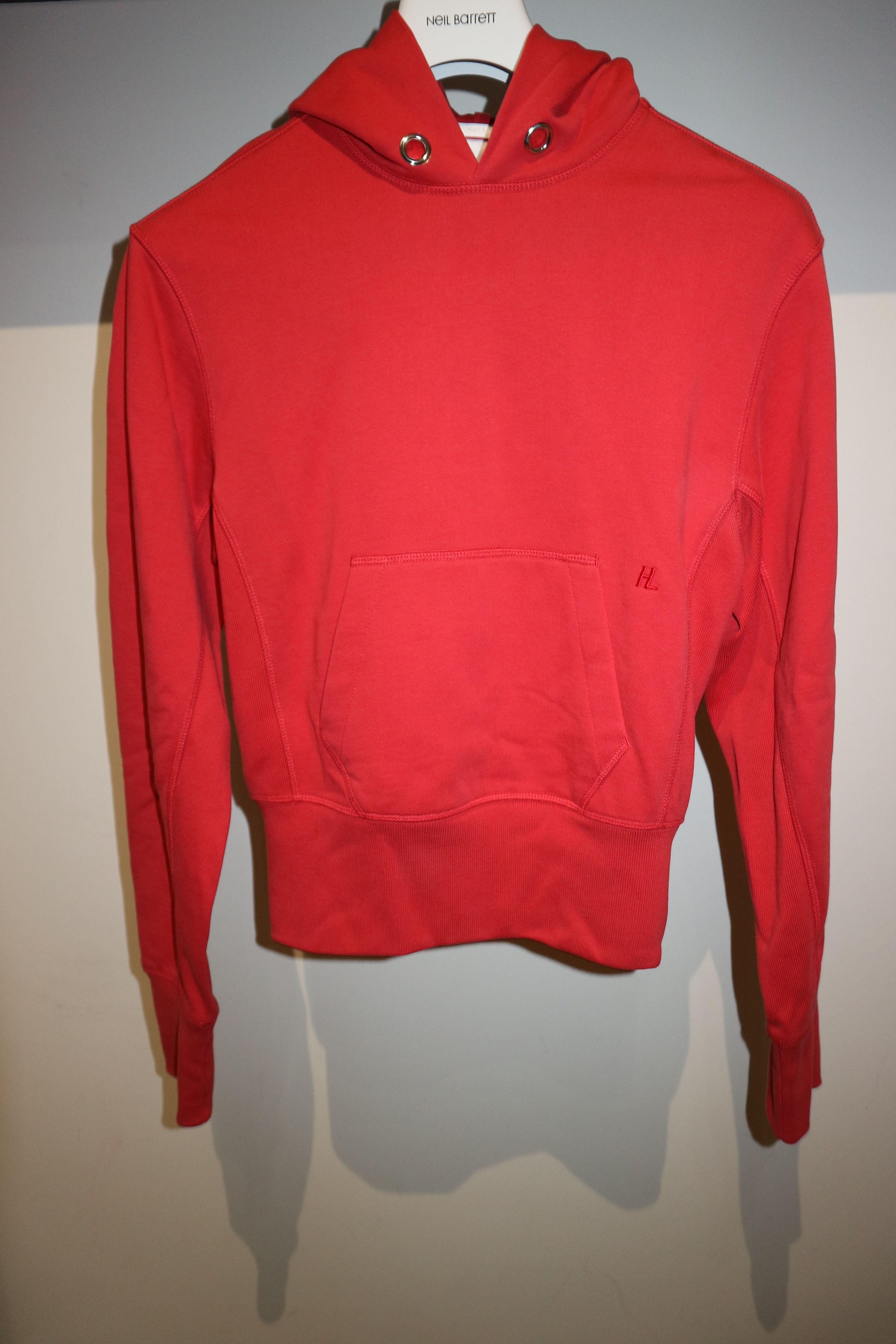 Helmut Lang Embroidered petit logo hoodie Size US XXS / EU 40 - 1 Thumbnail