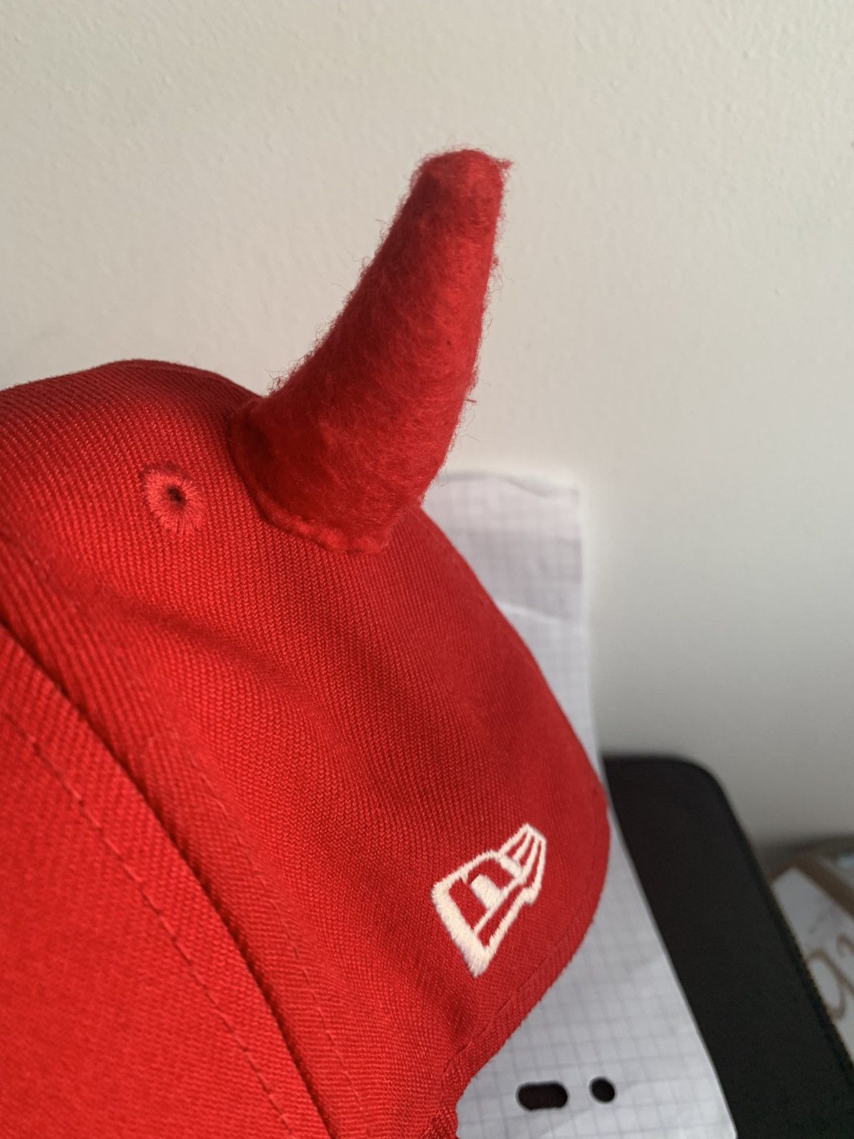 Ryder Studios Ryder Studio Devil Horn Hat Atl Red | Grailed