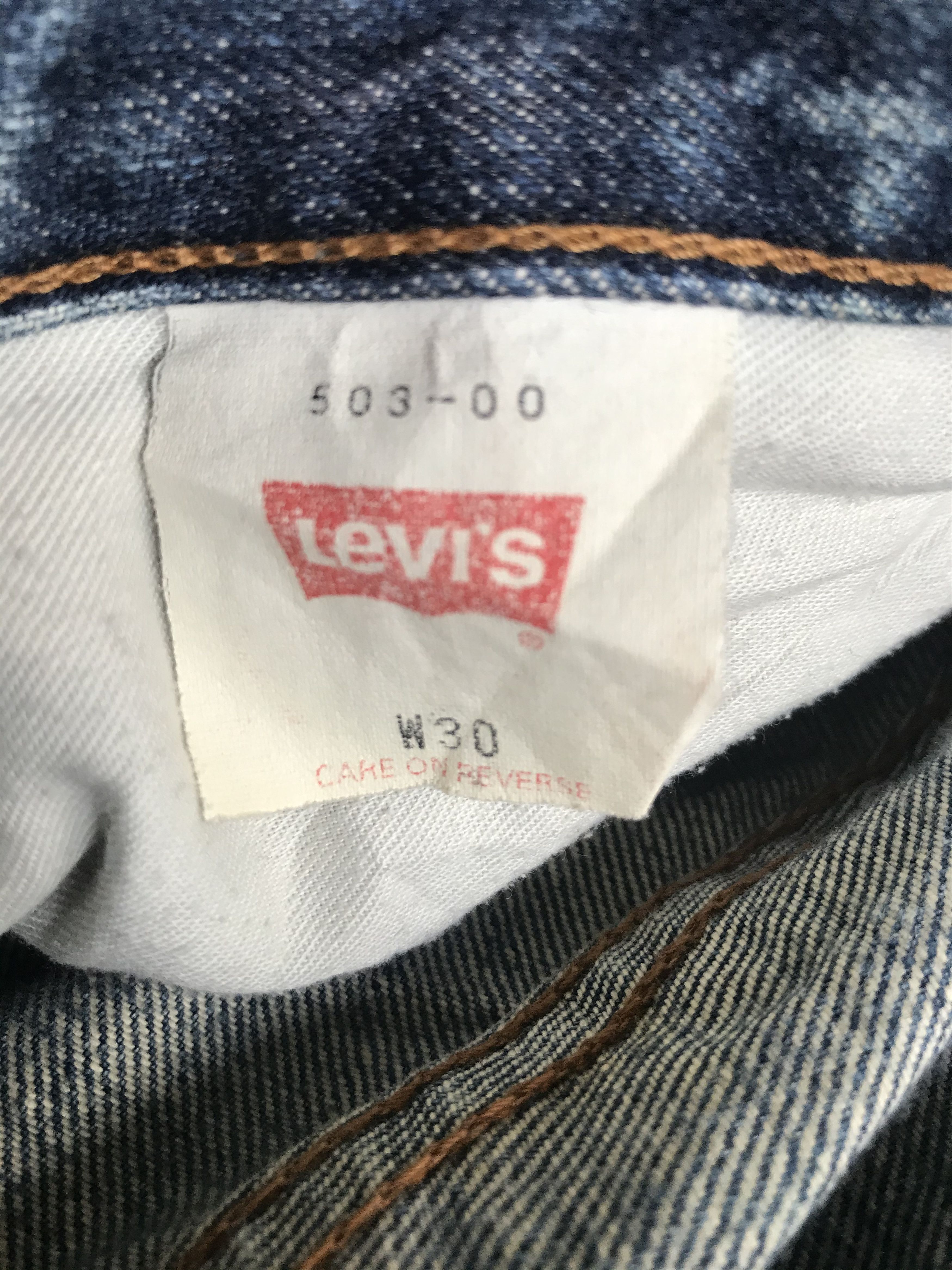 Levi's Vintage Levis 503 Made in Japan Size US 30 / EU 46 - 11 Thumbnail