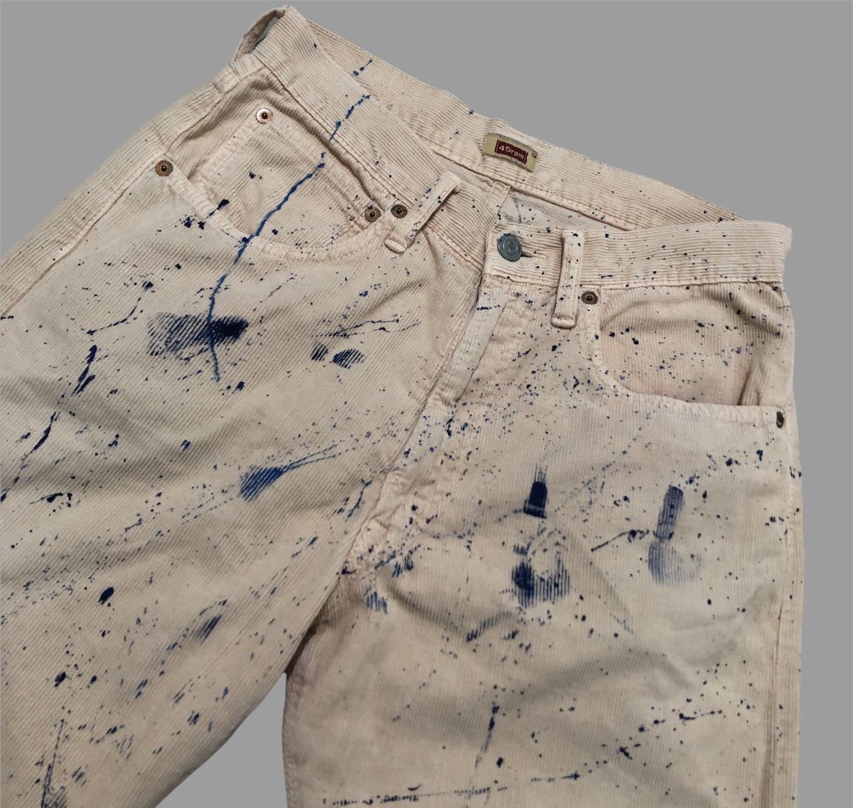 45rpm × Vintage Vintage 45rpm Studio light Brown Corduroi Casual Pants Size US 28 / EU 44 - 3 Thumbnail