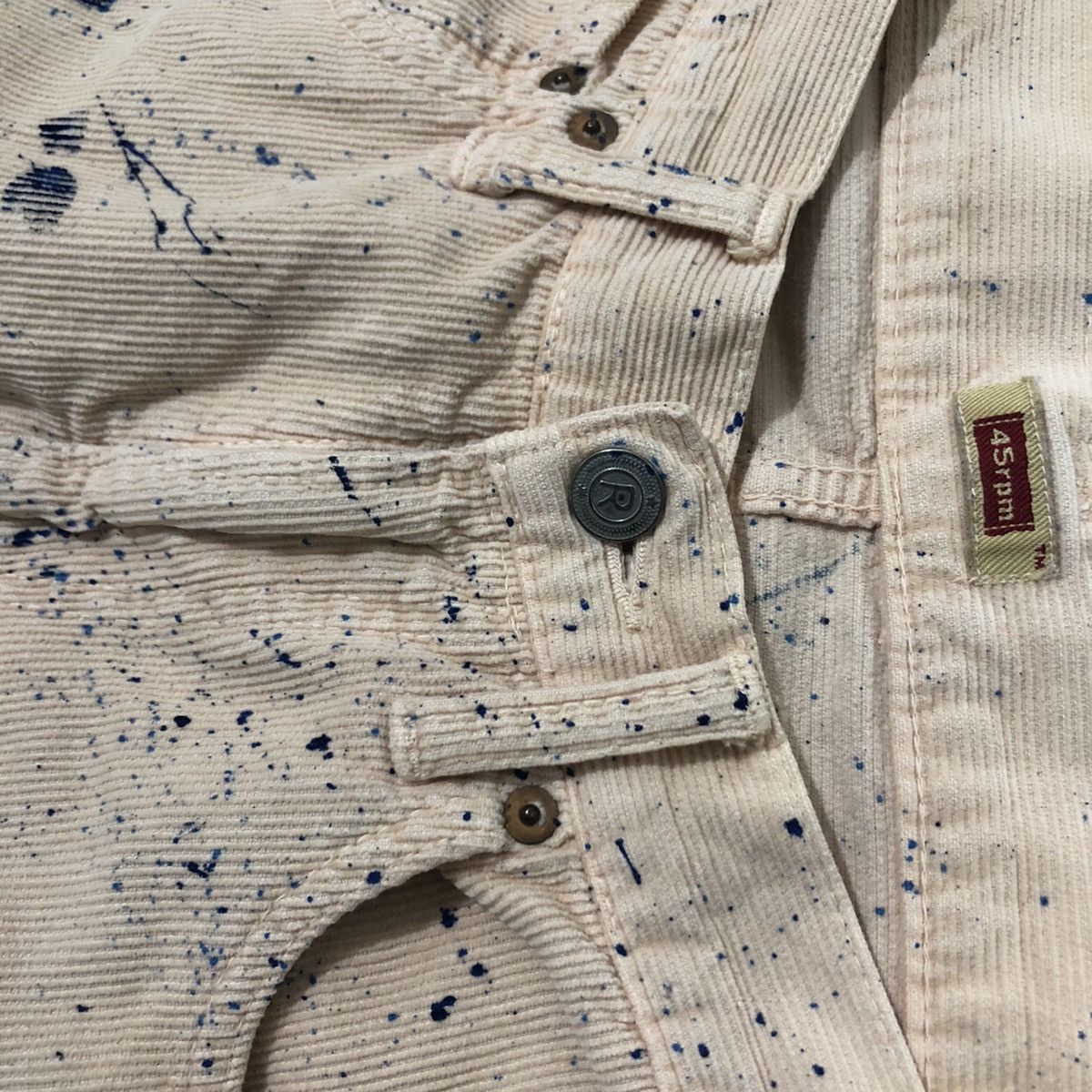 45rpm × Vintage Vintage 45rpm Studio light Brown Corduroi Casual Pants Size US 28 / EU 44 - 9 Thumbnail