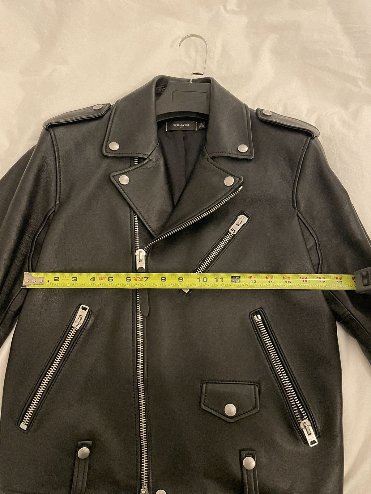 Coach *Final Drop* Coach 1941 Leather Moto Jacket Size US S / EU 44-46 / 1 - 8 Thumbnail