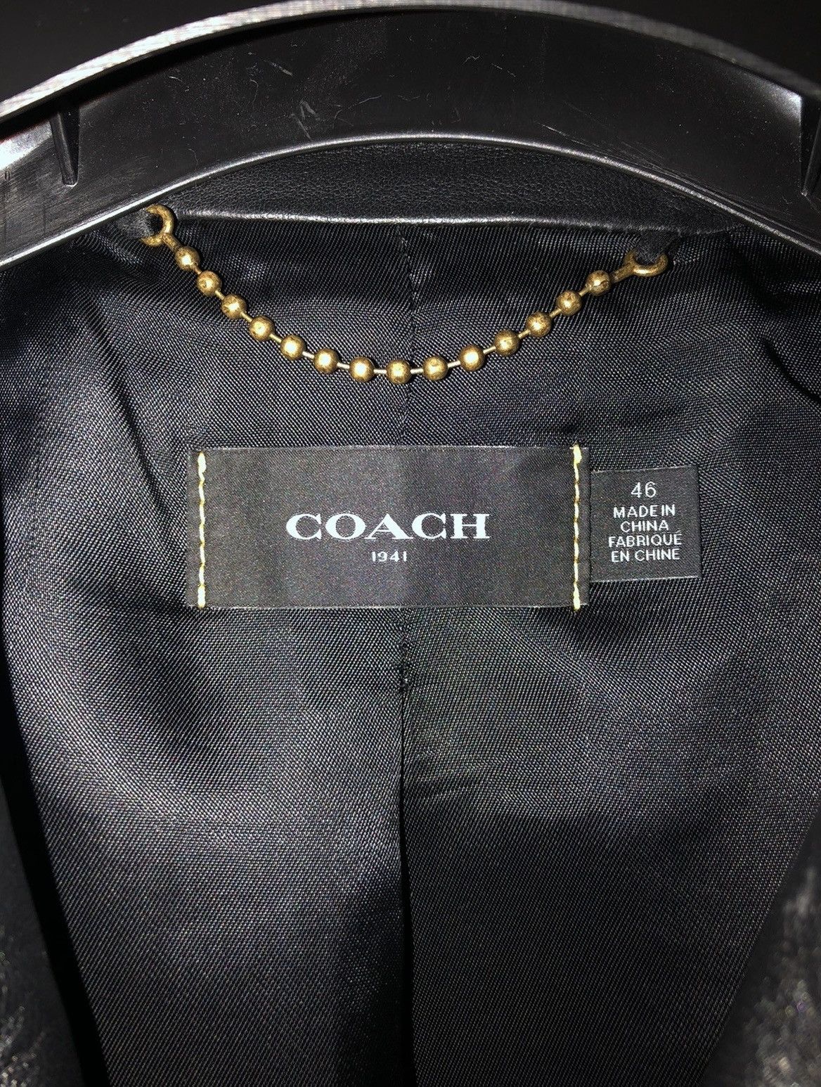 Coach *Final Drop* Coach 1941 Leather Moto Jacket Size US S / EU 44-46 / 1 - 4 Thumbnail