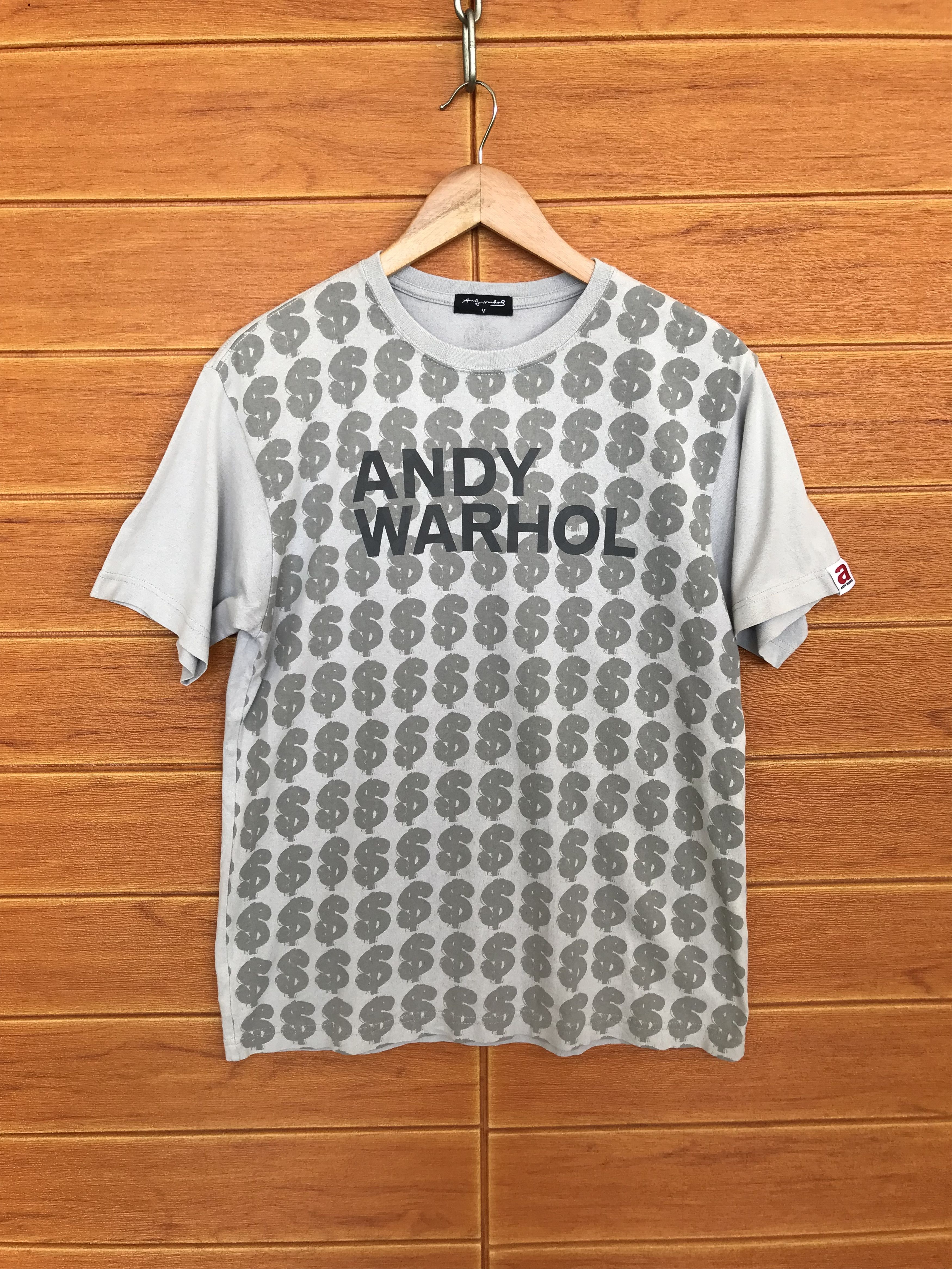Andy Warhol Vintage ANDY WARHOL $ Dollar Fullprint Pop Art T-Shirt Size US M / EU 48-50 / 2 - 1 Thumbnail
