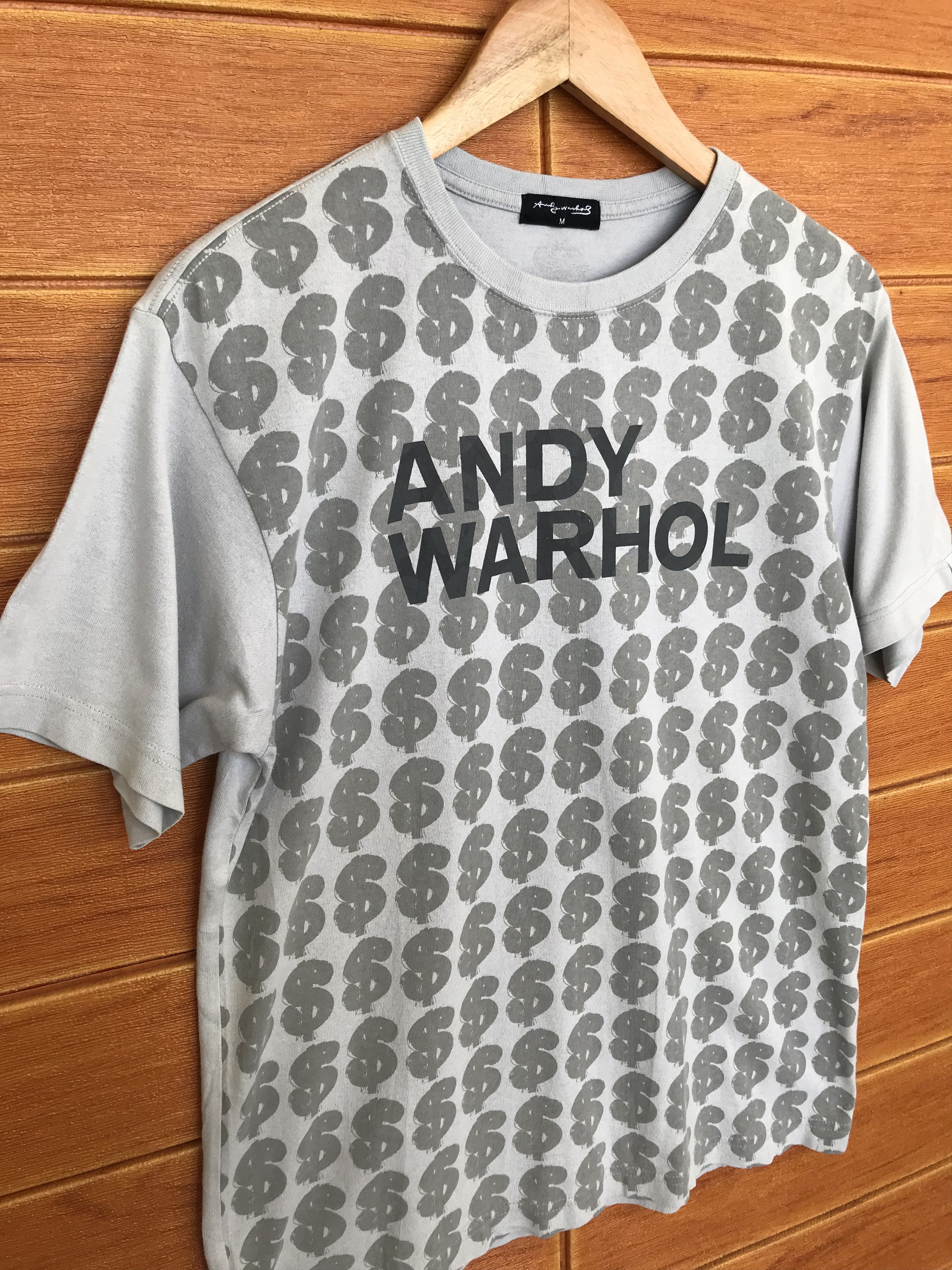 Andy Warhol Vintage ANDY WARHOL $ Dollar Fullprint Pop Art T-Shirt Size US M / EU 48-50 / 2 - 6 Thumbnail
