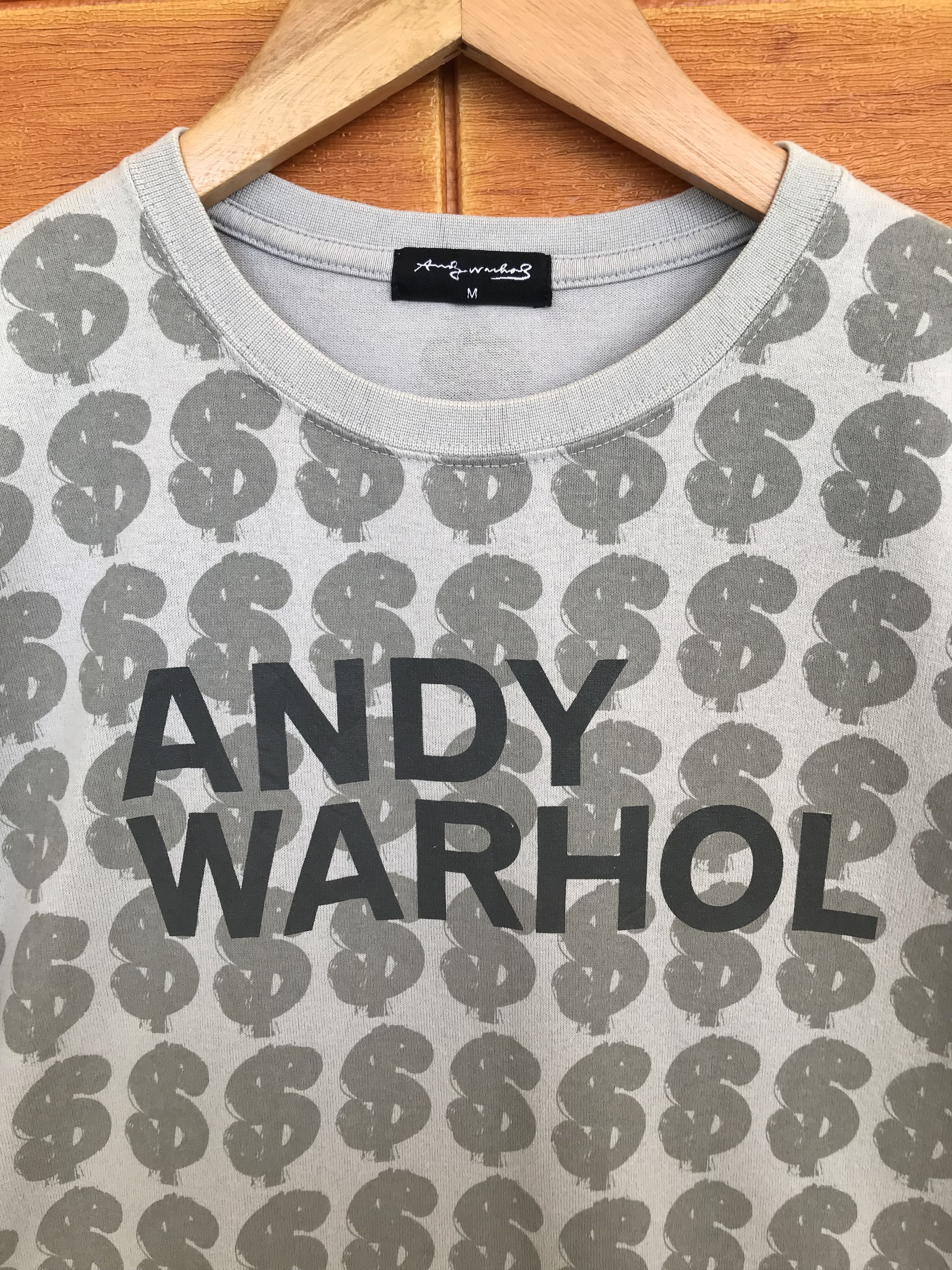 Andy Warhol Vintage ANDY WARHOL $ Dollar Fullprint Pop Art T-Shirt Size US M / EU 48-50 / 2 - 2 Thumbnail