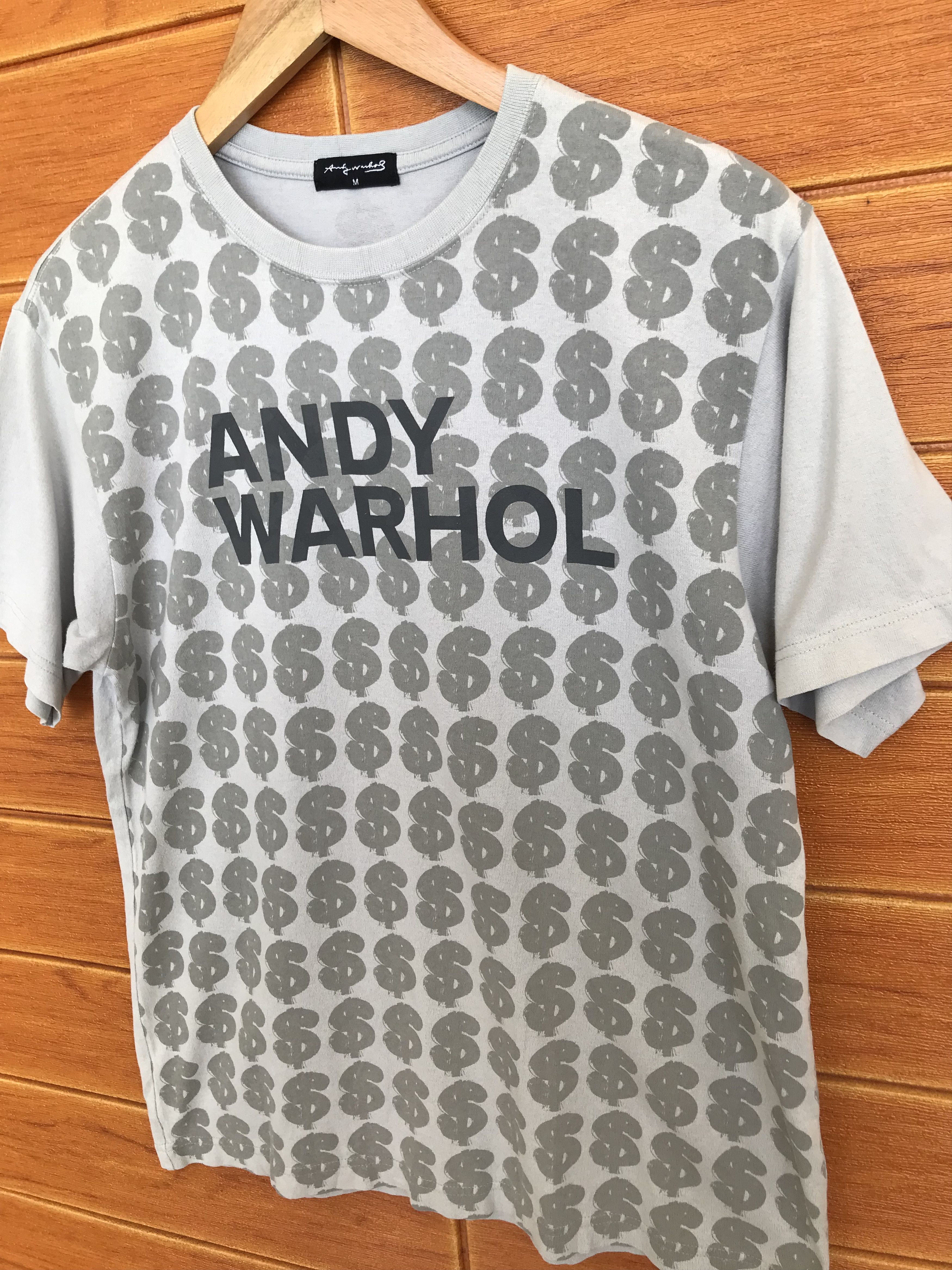 Andy Warhol Vintage ANDY WARHOL $ Dollar Fullprint Pop Art T-Shirt Size US M / EU 48-50 / 2 - 5 Thumbnail