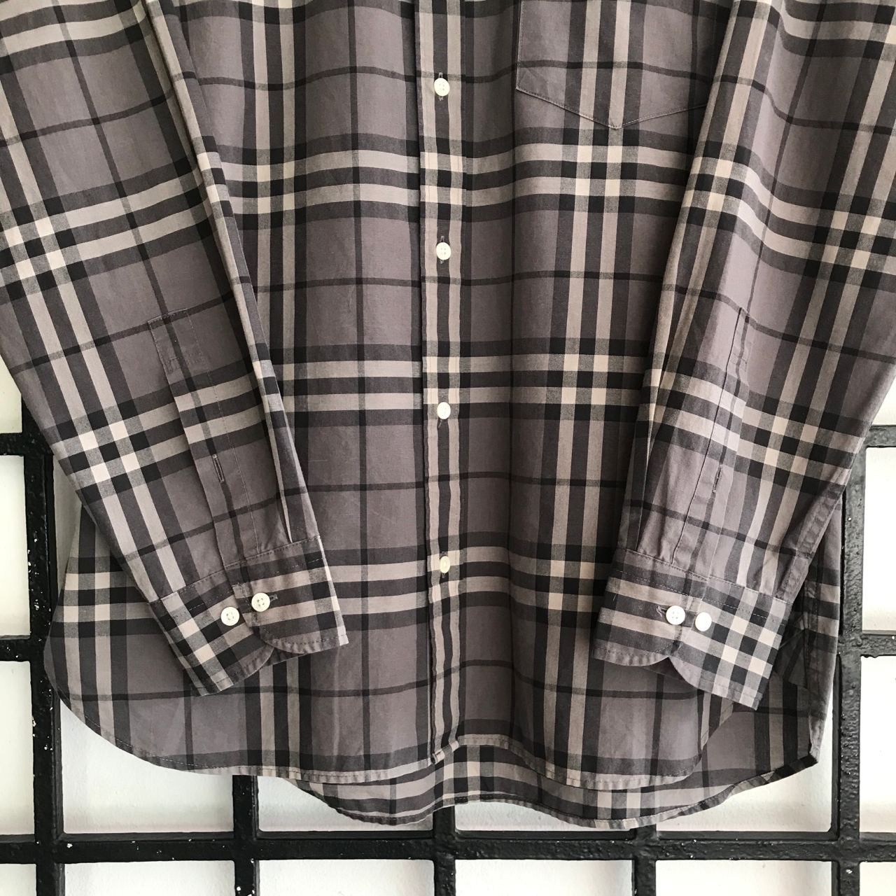 Burberry 🔥 Vintage BURBERRY LONDON Nova Check Button Up Shirt Size US M / EU 48-50 / 2 - 3 Thumbnail