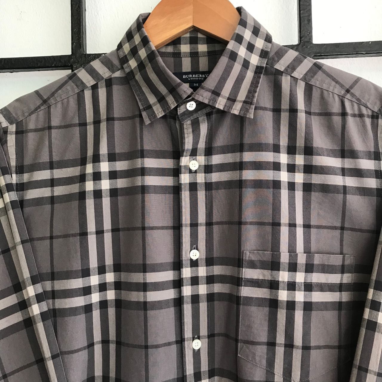 Burberry 🔥 Vintage BURBERRY LONDON Nova Check Button Up Shirt Size US M / EU 48-50 / 2 - 2 Thumbnail