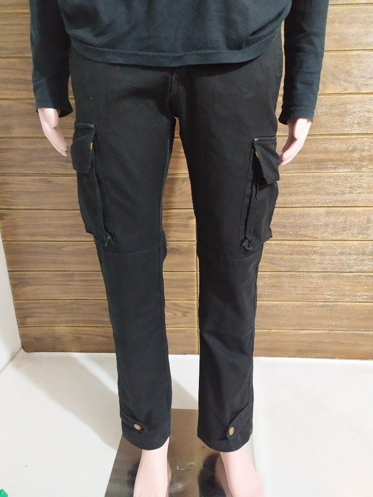 Japanese Brand Habanos Black Cargo Multipocket Tactical Pants Size US 29 - 1 Thumbnail