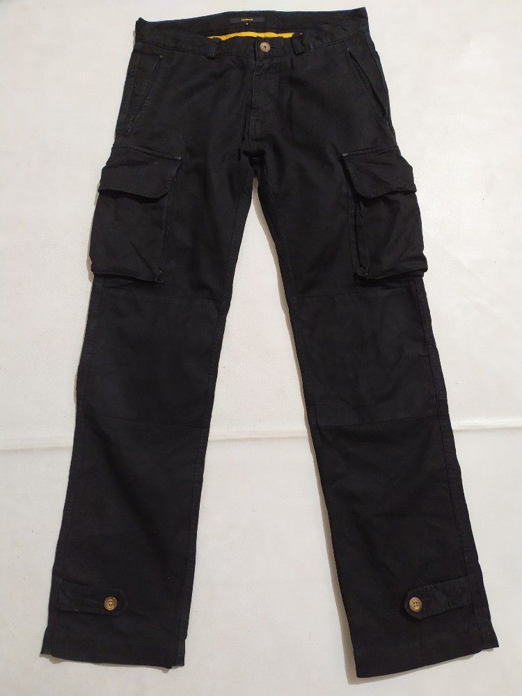 Japanese Brand Habanos Black Cargo Multipocket Tactical Pants Size US 29 - 4 Thumbnail