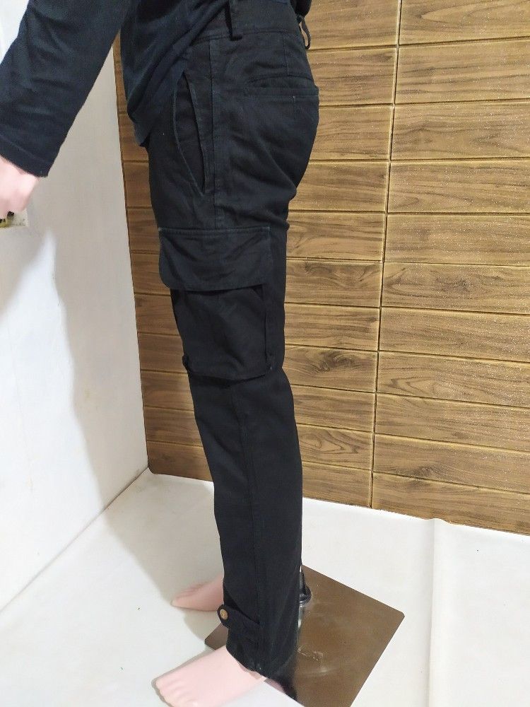 Japanese Brand Habanos Black Cargo Multipocket Tactical Pants Size US 29 - 2 Thumbnail