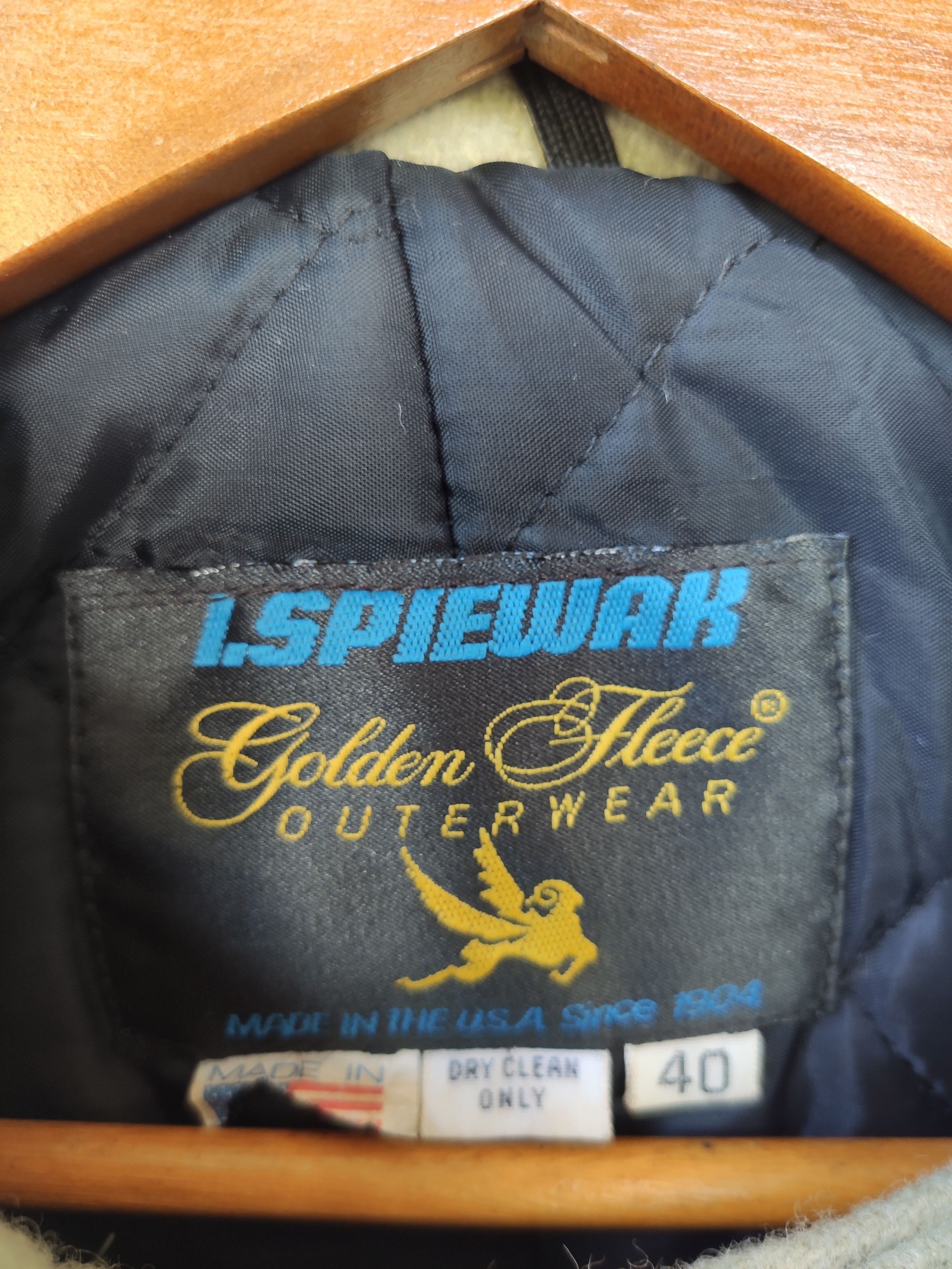 I. Spiewak And Sons Vintage Spiewak Jacket coat Golden Fleece peacoat Usa made Size US L / EU 52-54 / 3 - 7 Thumbnail