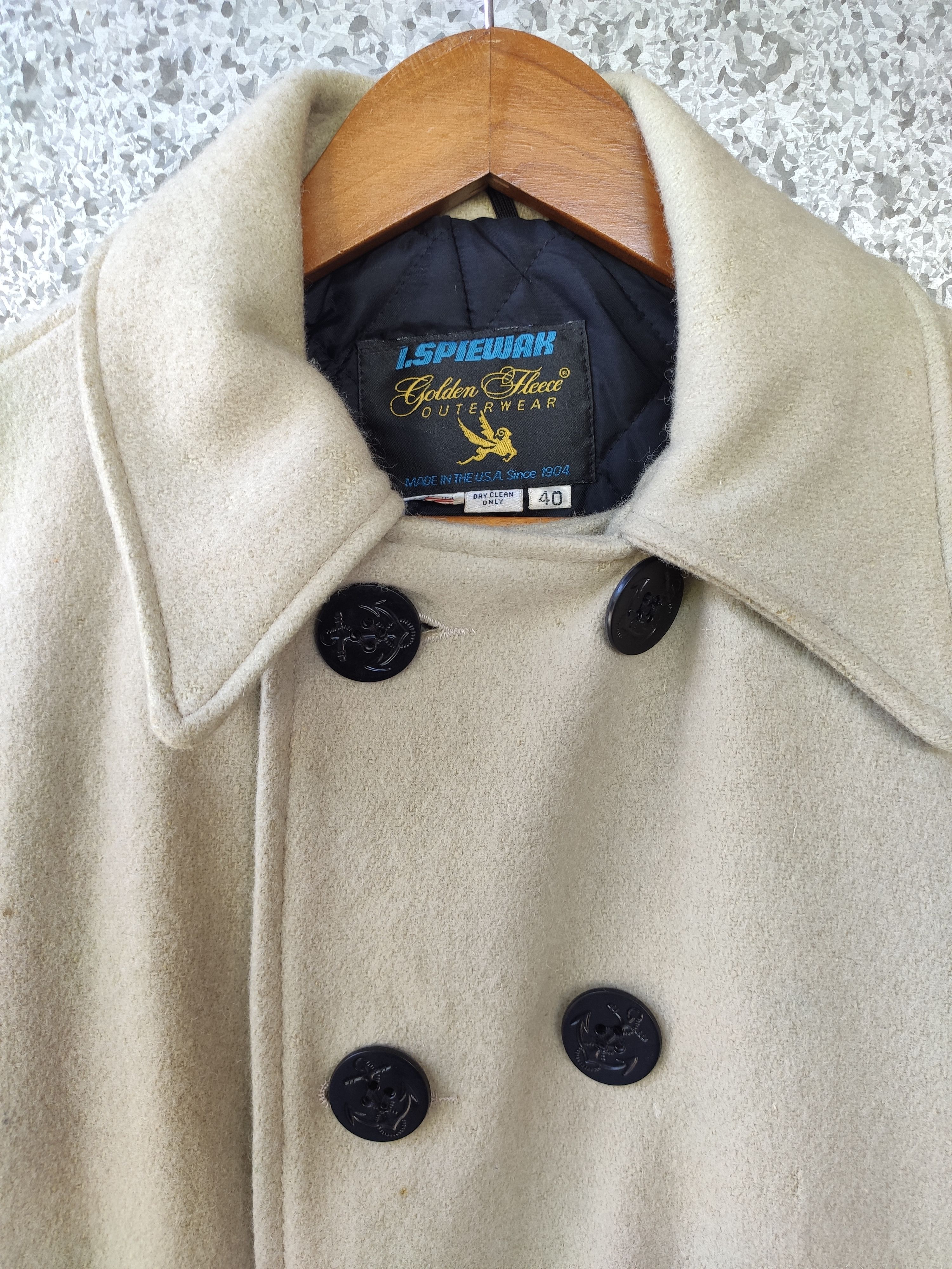 I. Spiewak And Sons Vintage Spiewak Jacket coat Golden Fleece peacoat Usa made Size US L / EU 52-54 / 3 - 4 Thumbnail