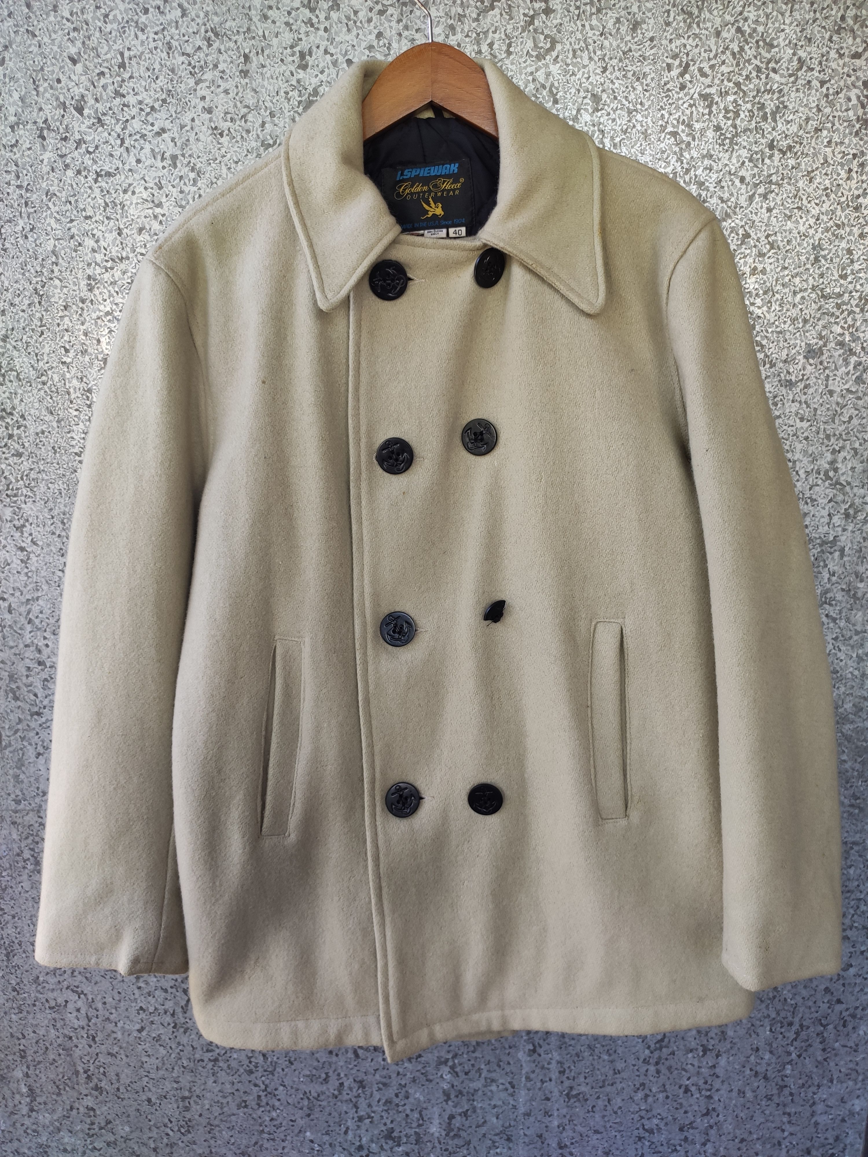 Vintage Spiewak Jacket coat Golden Fleece peacoat Usa made