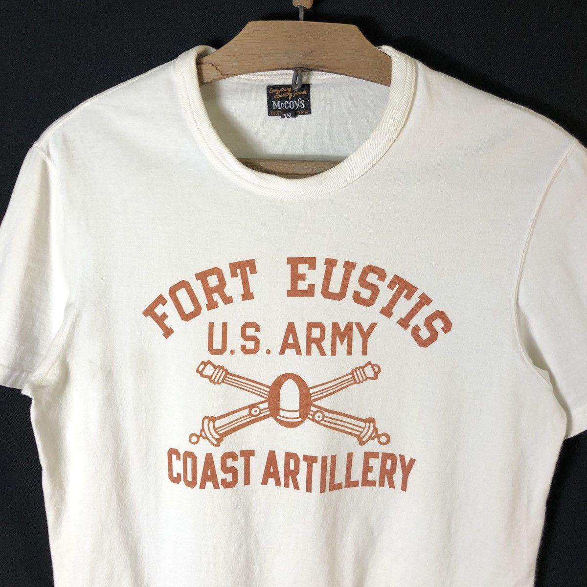 TOYS McCOY × The Real McCoy's The Real McCoy Loopwheel Fort Eustis Us Army Tshirt Size US M / EU 48-50 / 2 - 7 Thumbnail