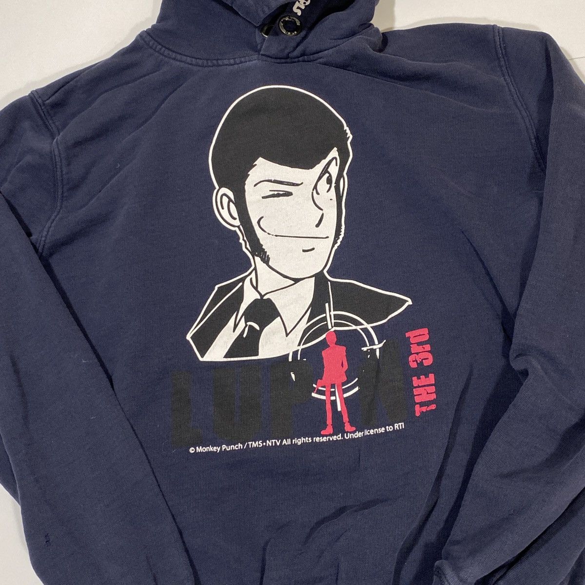 Anime × Vintage 2000’s st Diego Lupin the 3rd Monkey Punch Hoodie Size US L / EU 52-54 / 3 - 3 Thumbnail