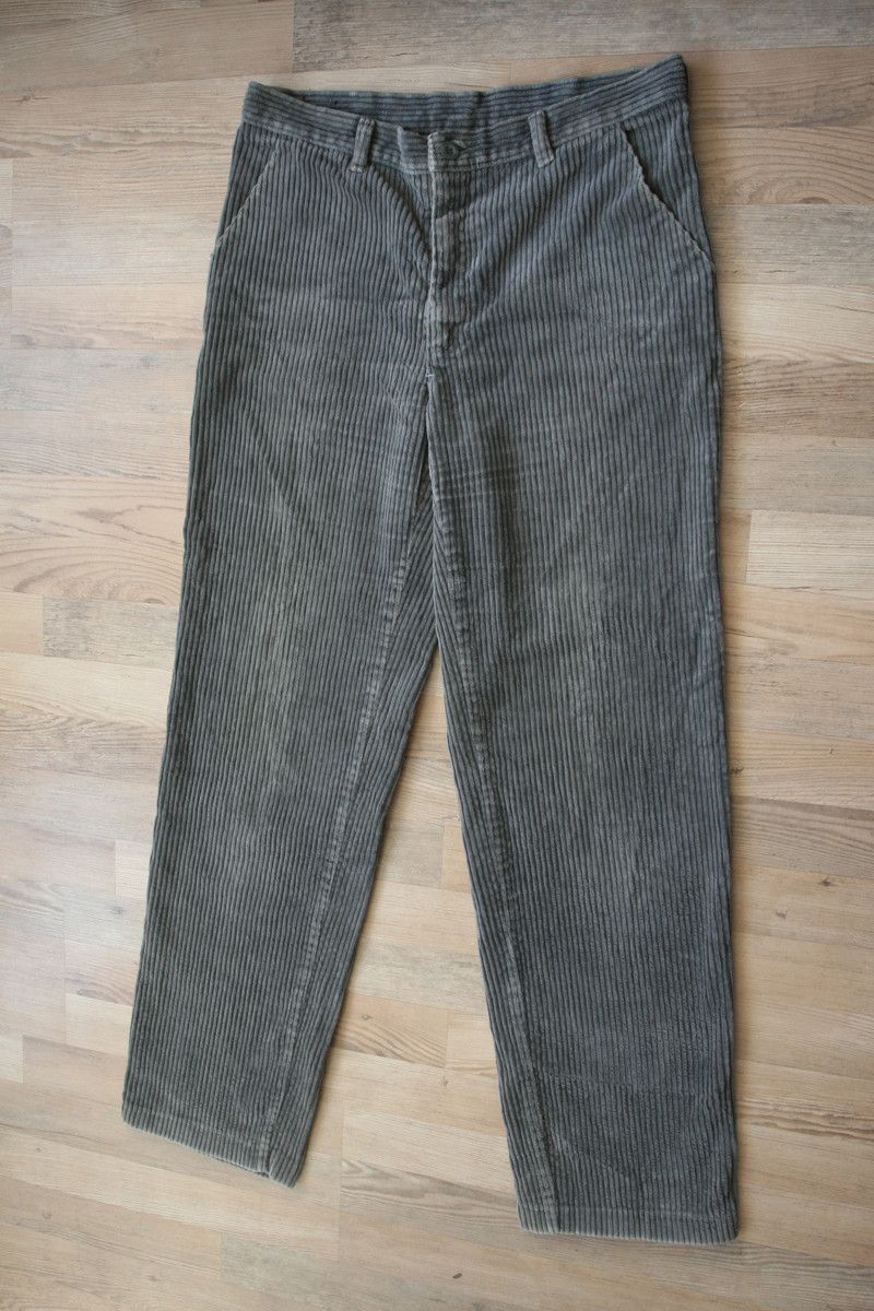Vintage Wrangler Vintage Retro thick Corduroy Pants Gray Hippie 33 Size US 33 - 2 Thumbnail