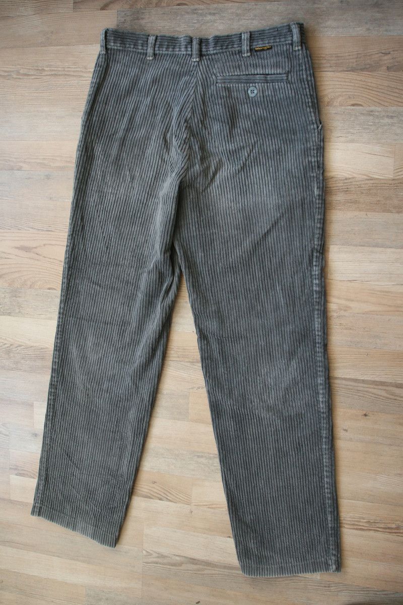 Vintage Wrangler Vintage Retro thick Corduroy Pants Gray Hippie 33 Size US 33 - 5 Thumbnail