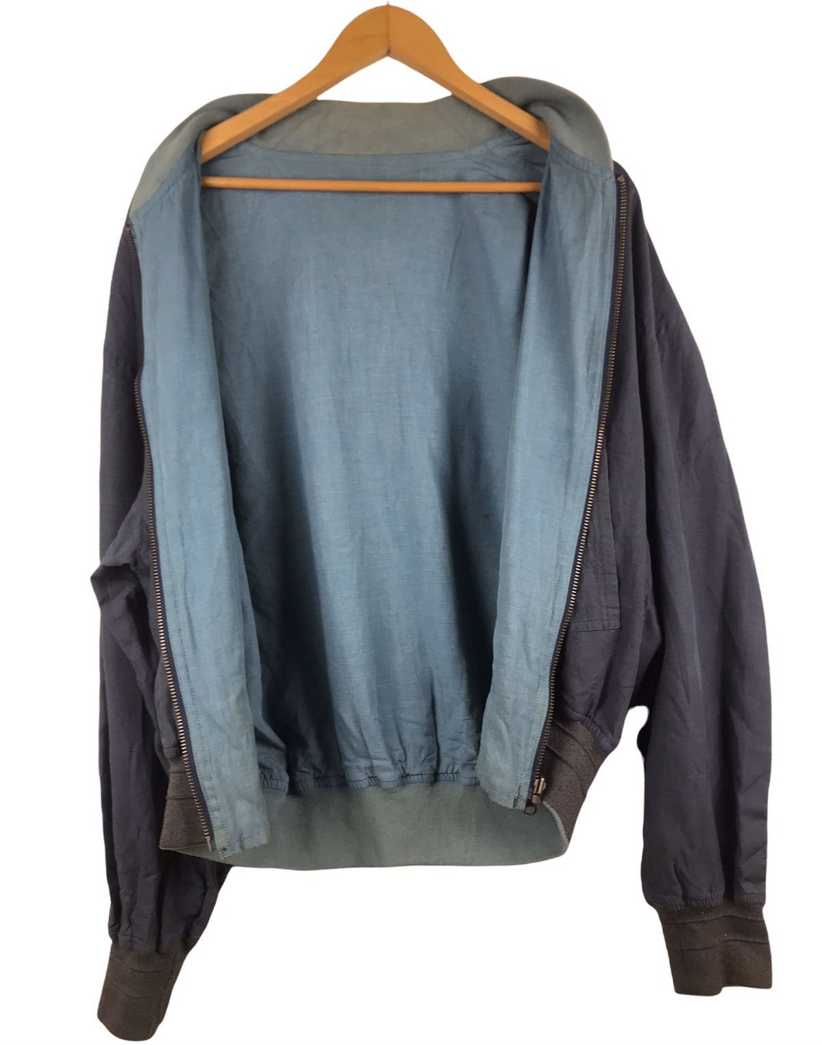 Trussardi × Vintage Vintage Trussardi Bomber Jacket Back Hit Logo Size US XL / EU 56 / 4 - 7 Thumbnail