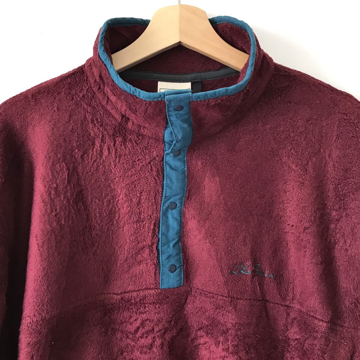 L.L. Bean Authentic Vintage L.L Bean Maine USA Fleece Pullover Size US L / EU 52-54 / 3 - 3 Thumbnail