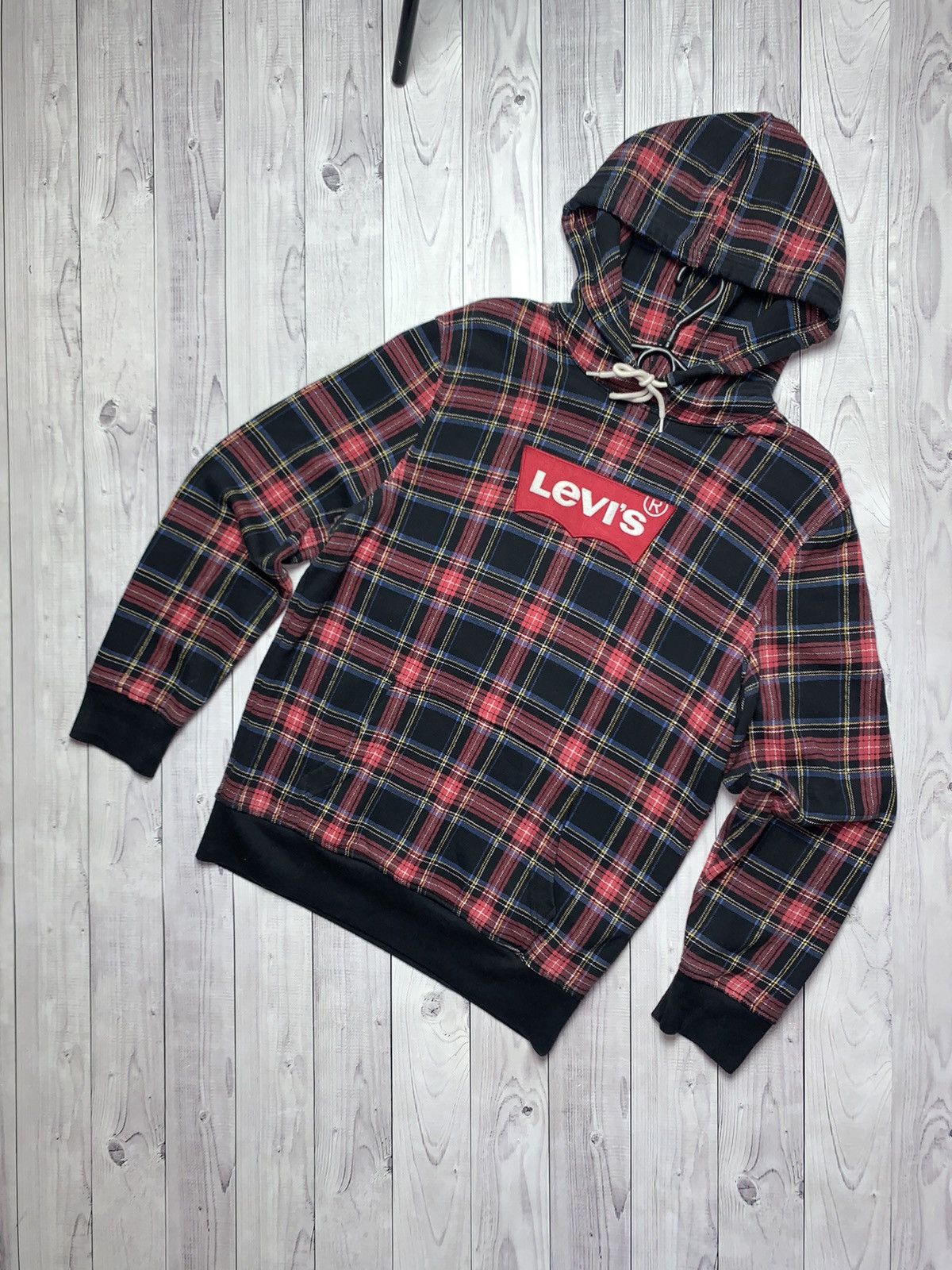 Levi's × Levi's Made & Crafted Hoodie Levi’s big logo plaid Size US M / EU 48-50 / 2 - 1 Thumbnail