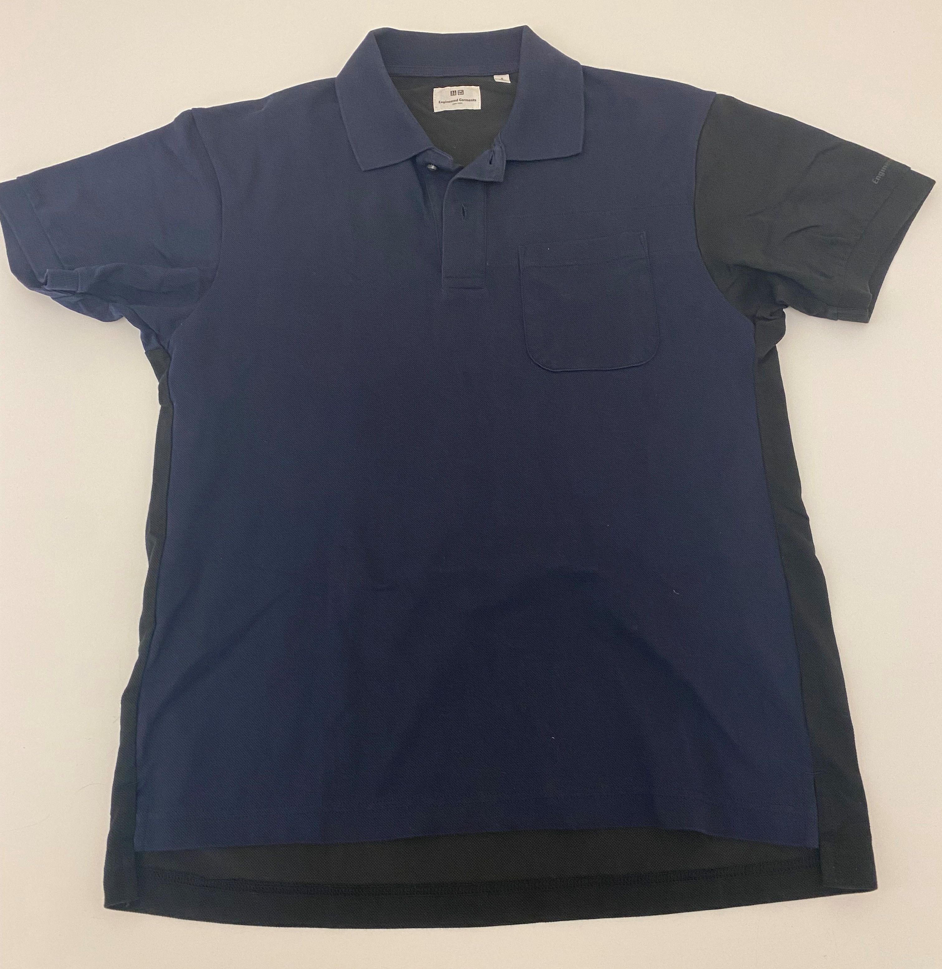 UNIQLO and EngineeredGarments NAVY XSサイズ Engineered Garments x Uniqlo two-toned Navy Black Polo | eBay