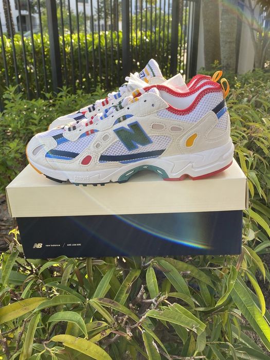 new balance 827 aime leon dore white multi