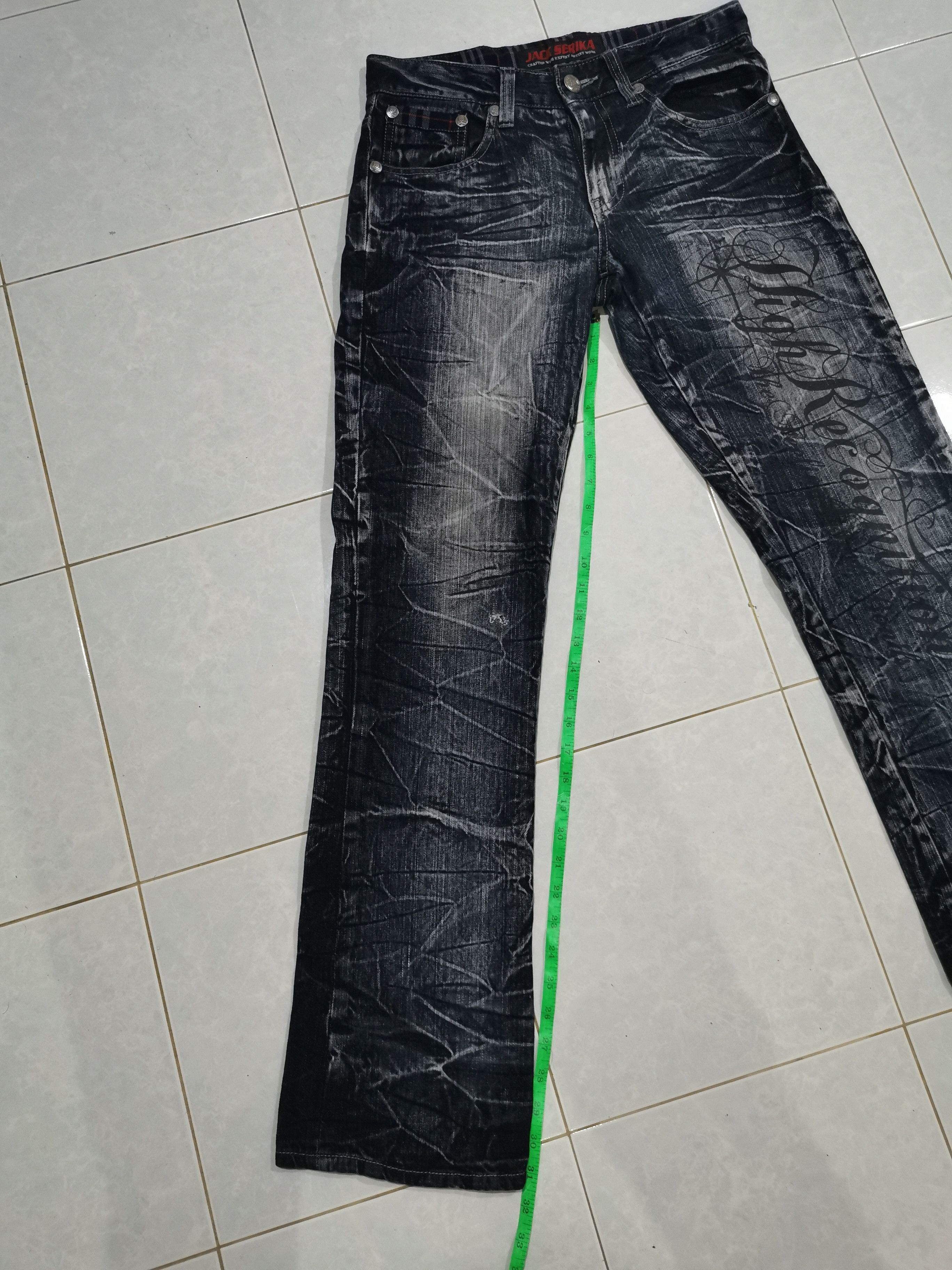 Vintage Vintage Skullbones Jack Serika Jeans Size US 31 - 20 Thumbnail