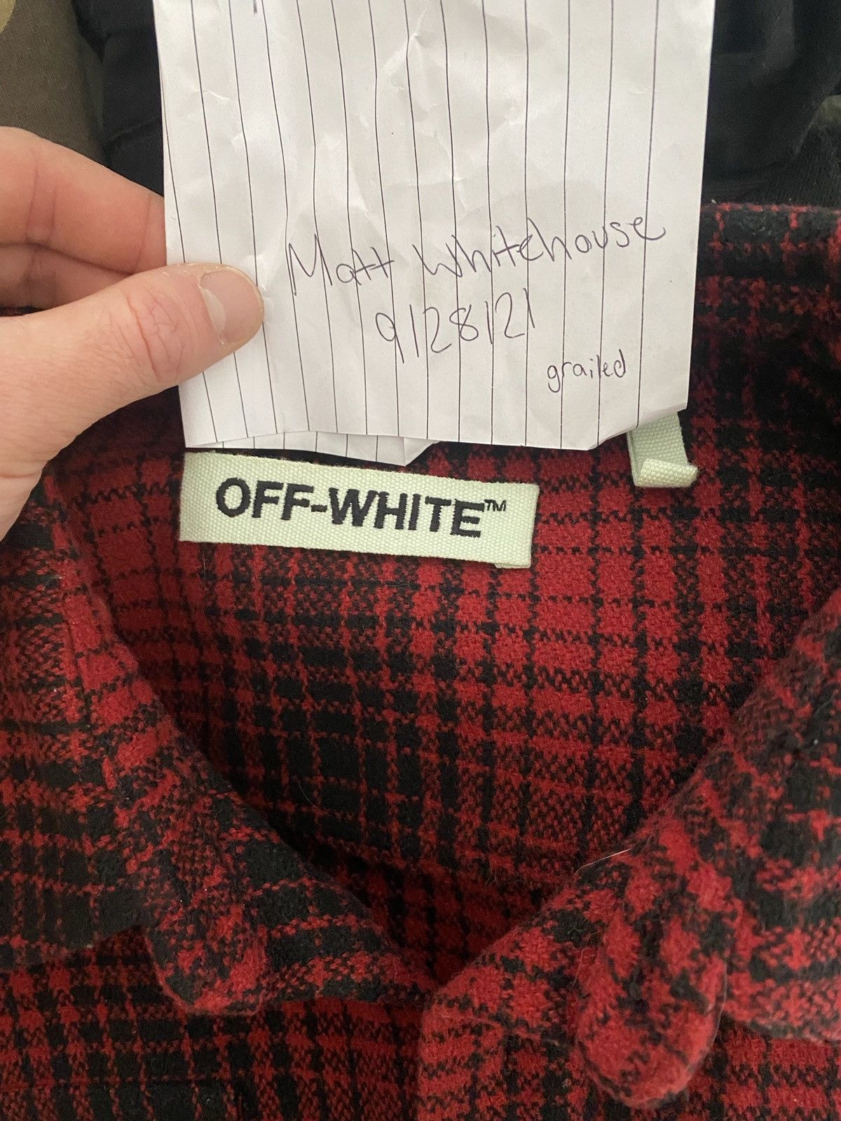 Off-White Off white flannel Size US L / EU 52-54 / 3 - 4 Thumbnail