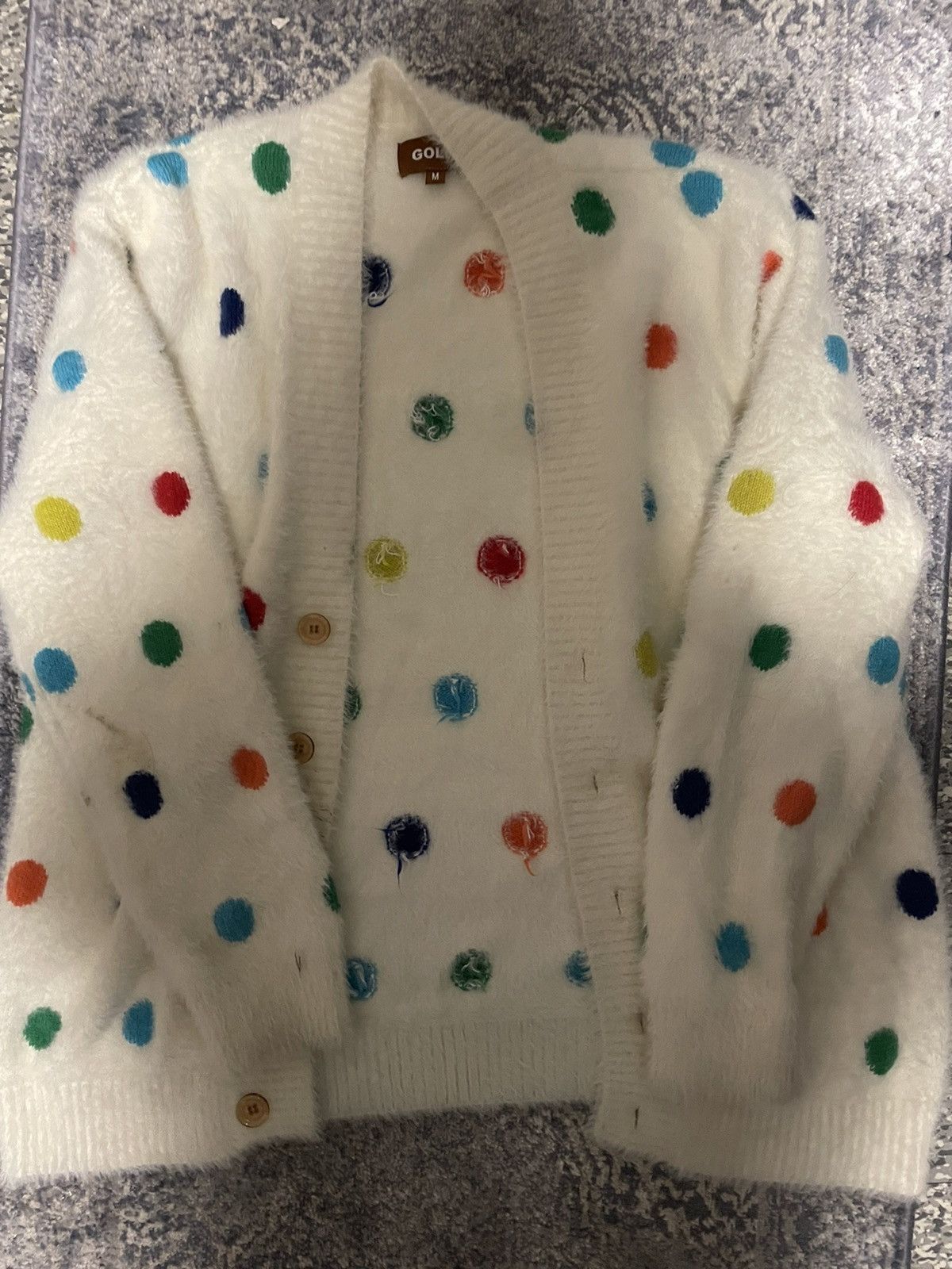 Golf Wang Golf Wang polka dot cardigan | Grailed