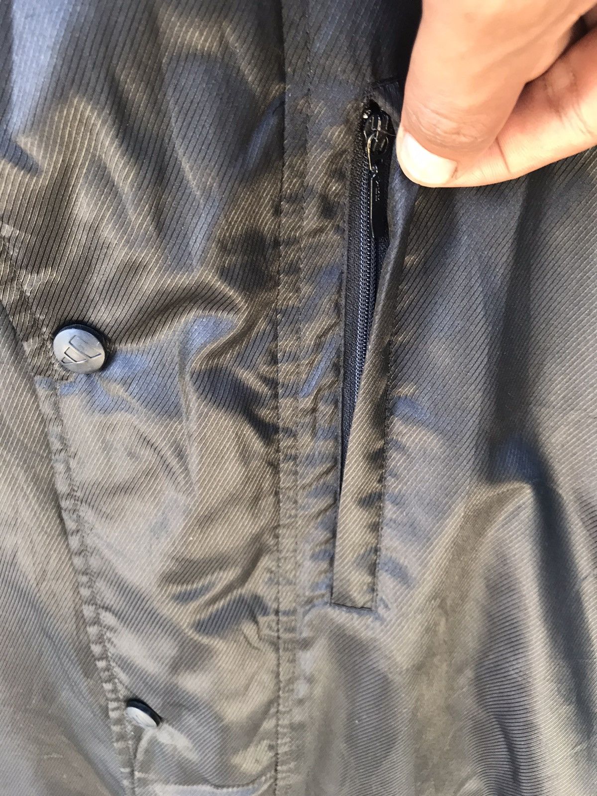 Vintage Vintage 90s Adidas Sherpa Lined Long Jacket Size US L / EU 52-54 / 3 - 8 Thumbnail