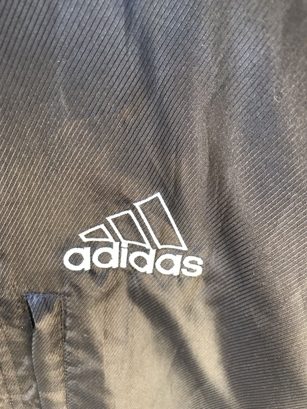 Vintage Vintage 90s Adidas Sherpa Lined Long Jacket Size US L / EU 52-54 / 3 - 5 Thumbnail