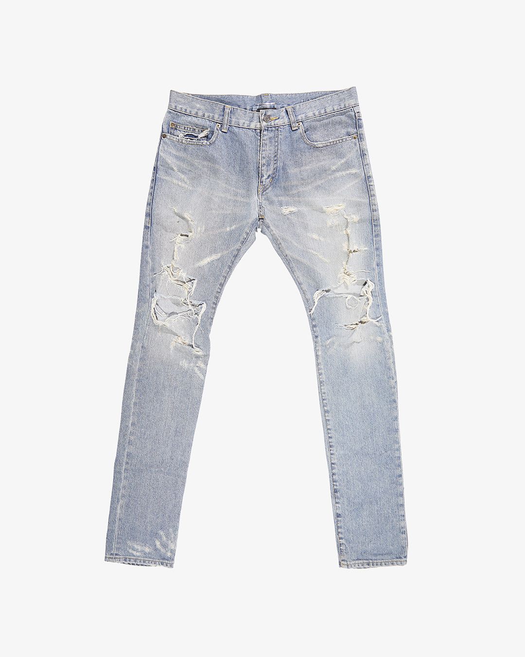Saint Laurent Paris SAINT LAURENT AW13 D02 LITTLE CRASH DENIM Size US 32 / EU 48 - 1 Thumbnail