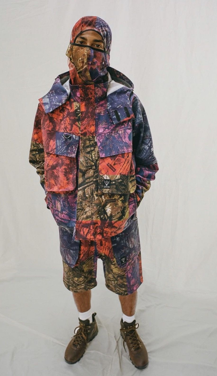 South2 West8 × Supreme Supreme SOUTH2 WEST8 River Trek Jacket Camo | Grailed