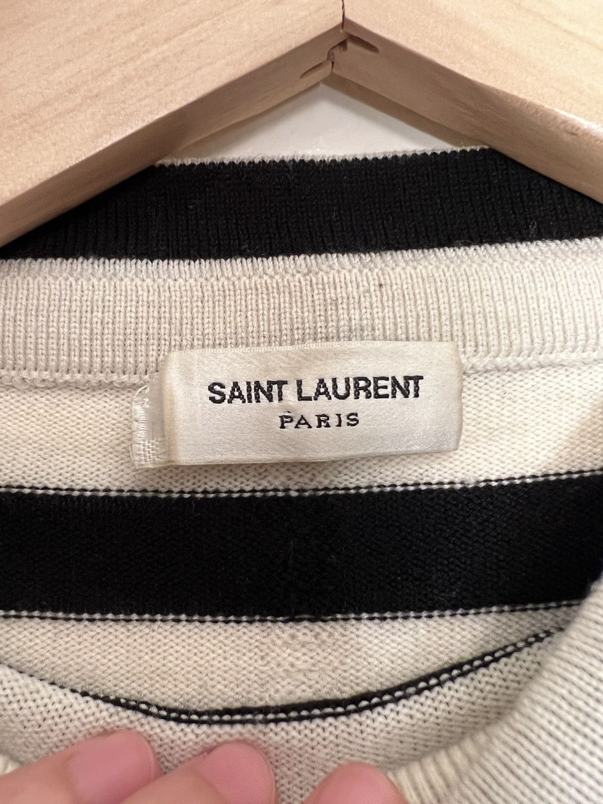 AW2015 Mockneck Striped Sweater