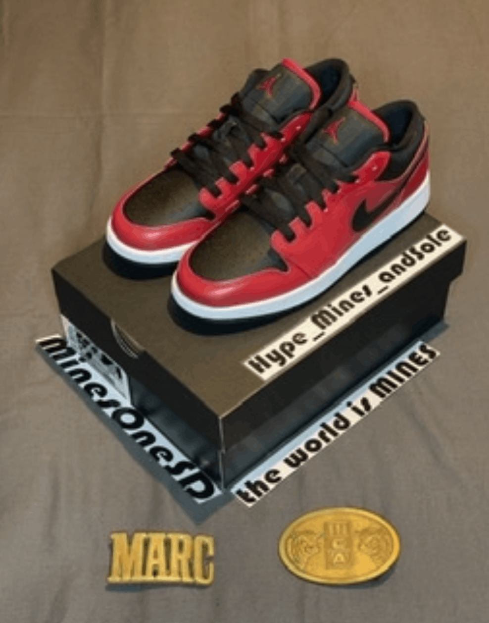 NEW Jordan Low 'Gym Red Black Pebbled' (GS)