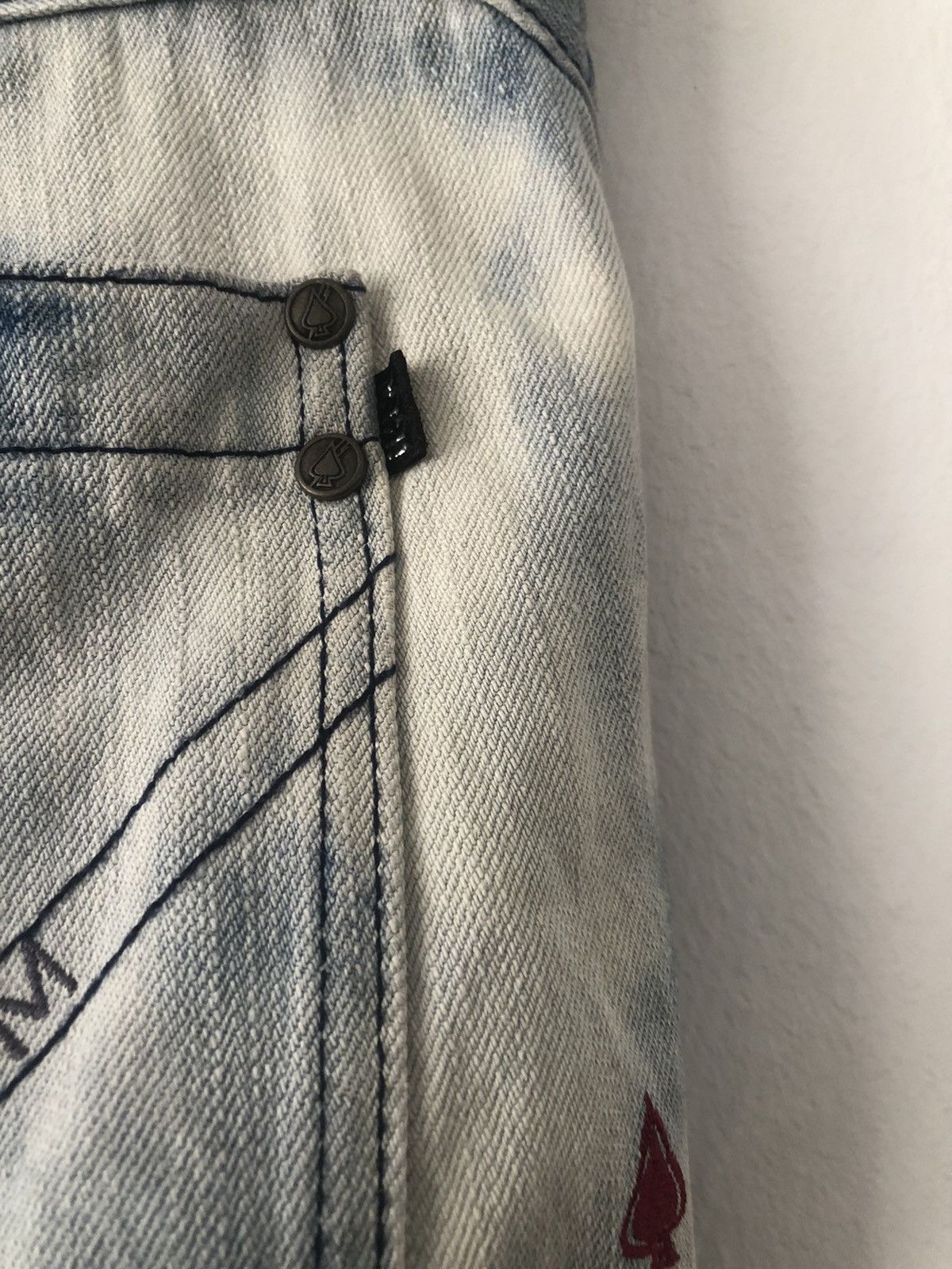 Japanese Brand × Seditionaries MCD More Core Divison Denim Pants Tye Dye Jeans Punk Size US 34 / EU 50 - 7 Thumbnail