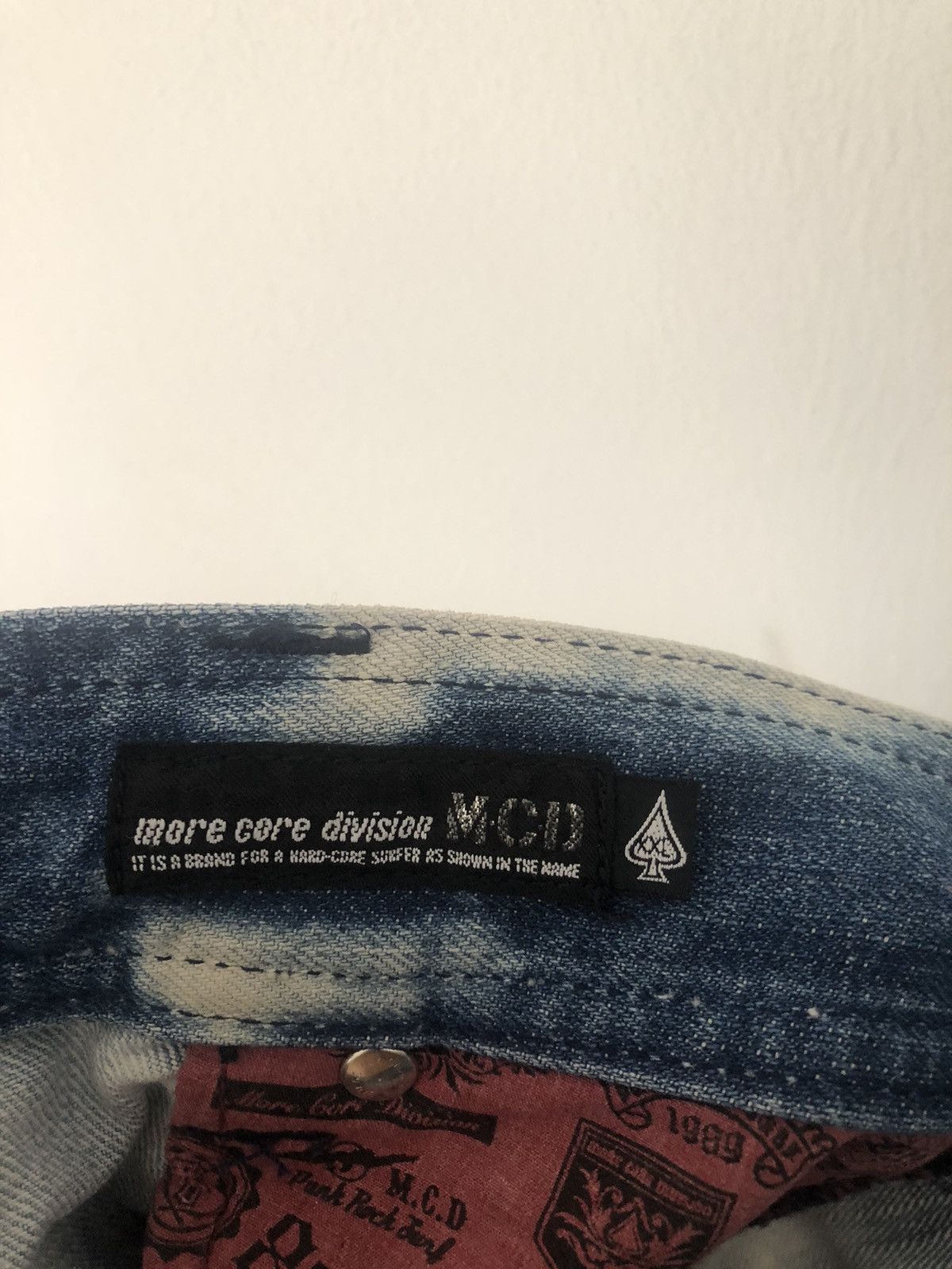 Japanese Brand × Seditionaries MCD More Core Divison Denim Pants Tye Dye Jeans Punk Size US 34 / EU 50 - 10 Thumbnail