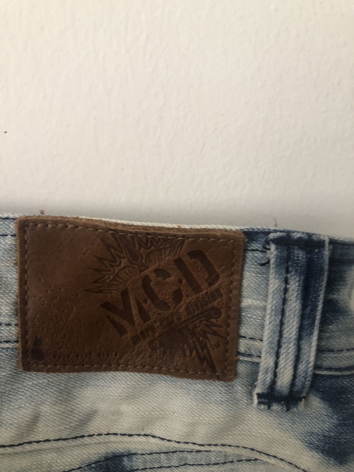 Japanese Brand × Seditionaries MCD More Core Divison Denim Pants Tye Dye Jeans Punk Size US 34 / EU 50 - 8 Thumbnail