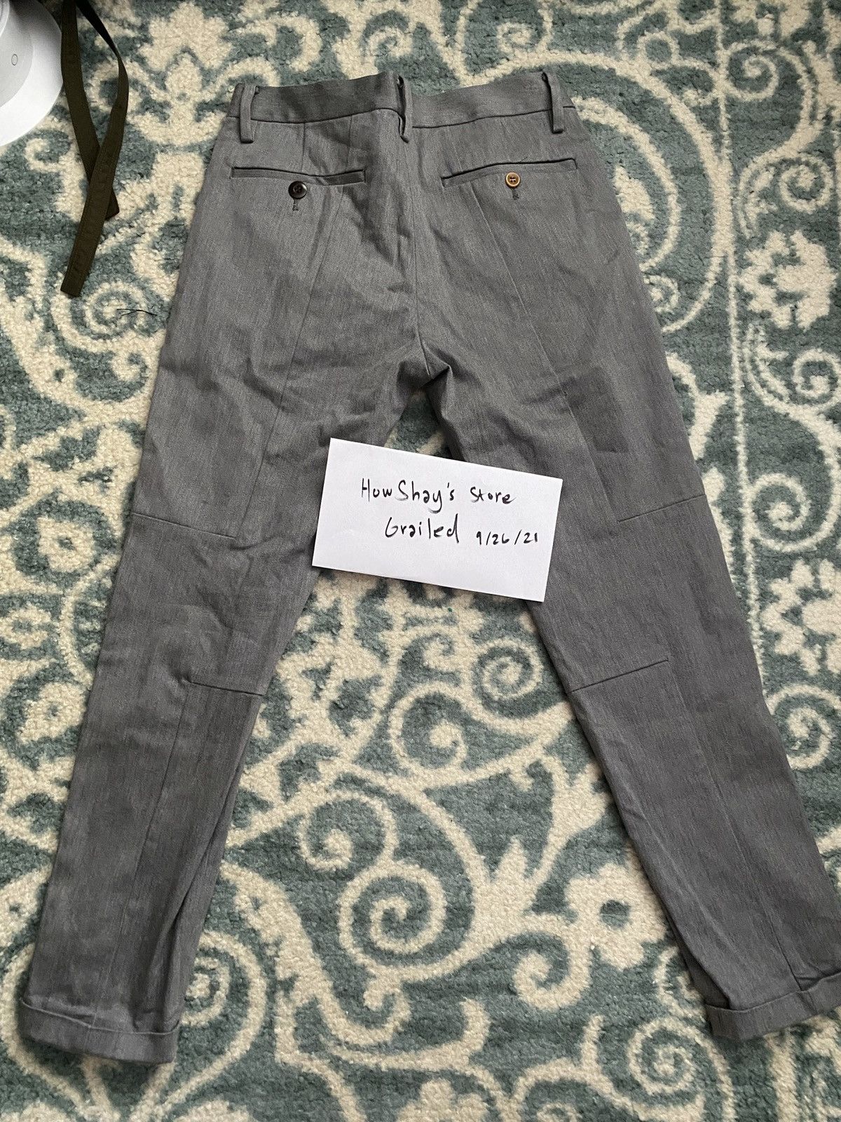 Undercover 12AW Psychocolor Cropped Dress Pants Size US 30 / EU 46 - 6 Thumbnail