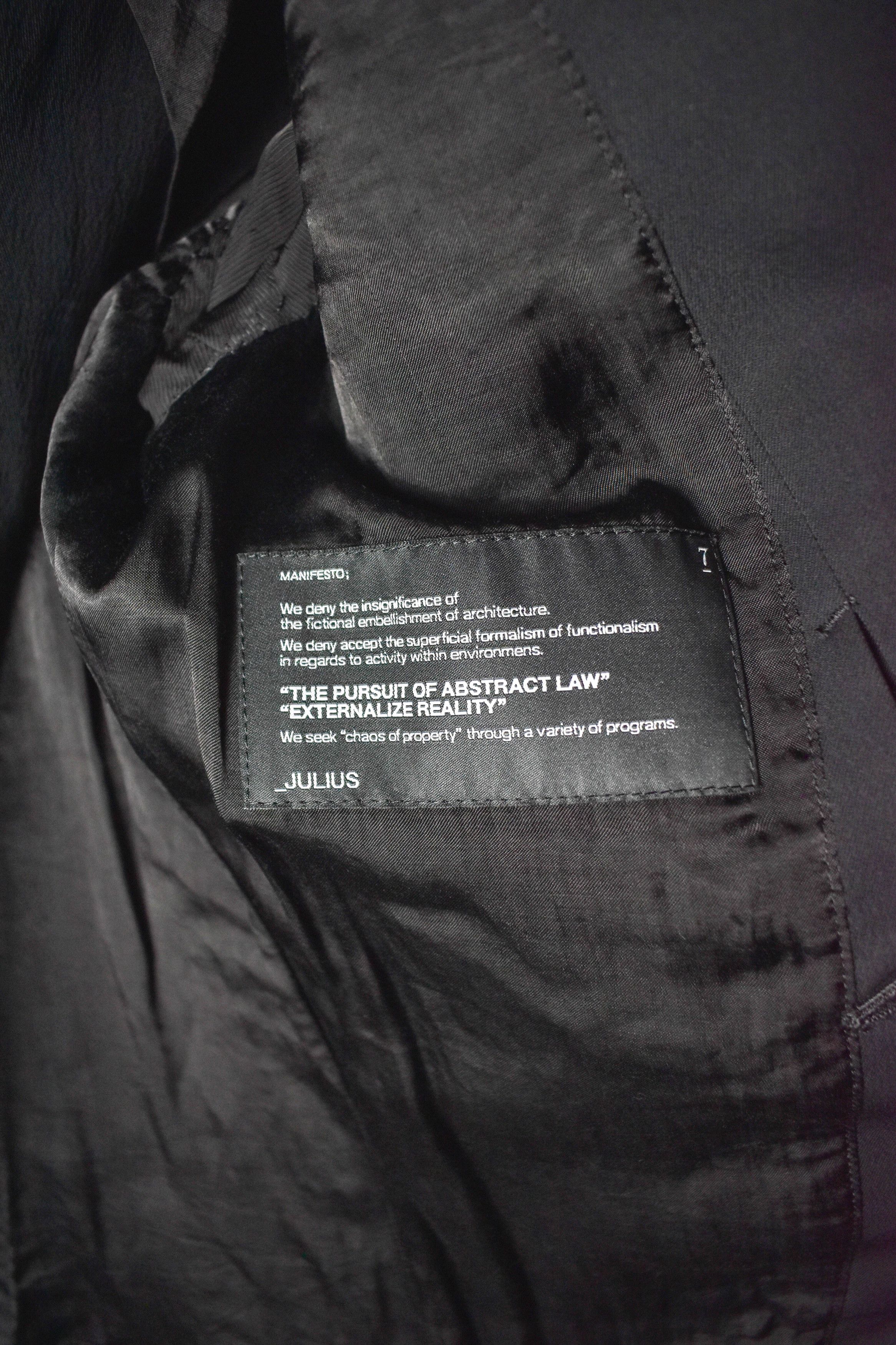 Julius Julius SS15 Prism Asymmetrical Blazer - 497JAM1 Size 46R - 9 Thumbnail