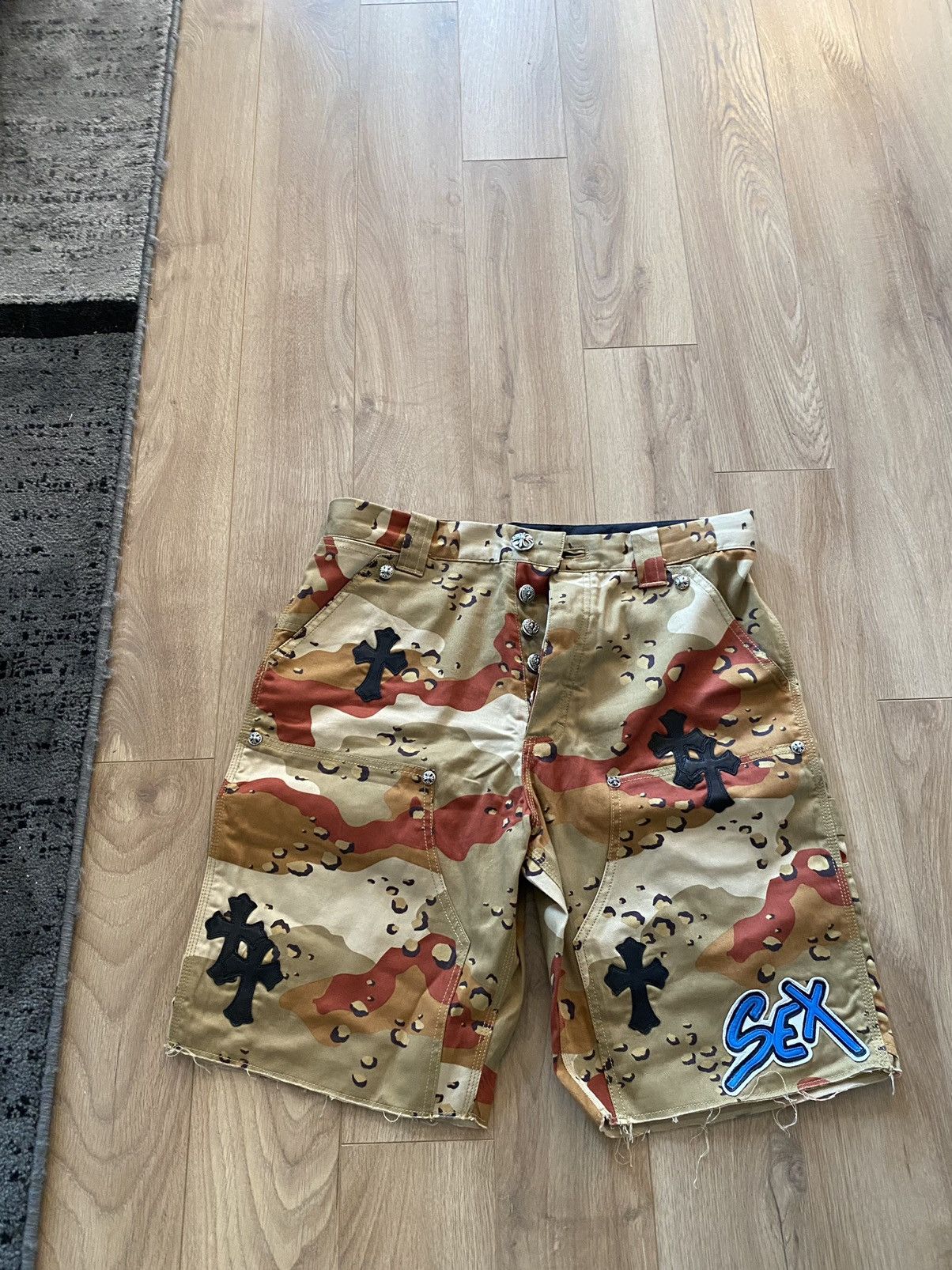 Chrome Hearts Chrome Hearts Matty Boy Sex Records Shorts | Grailed