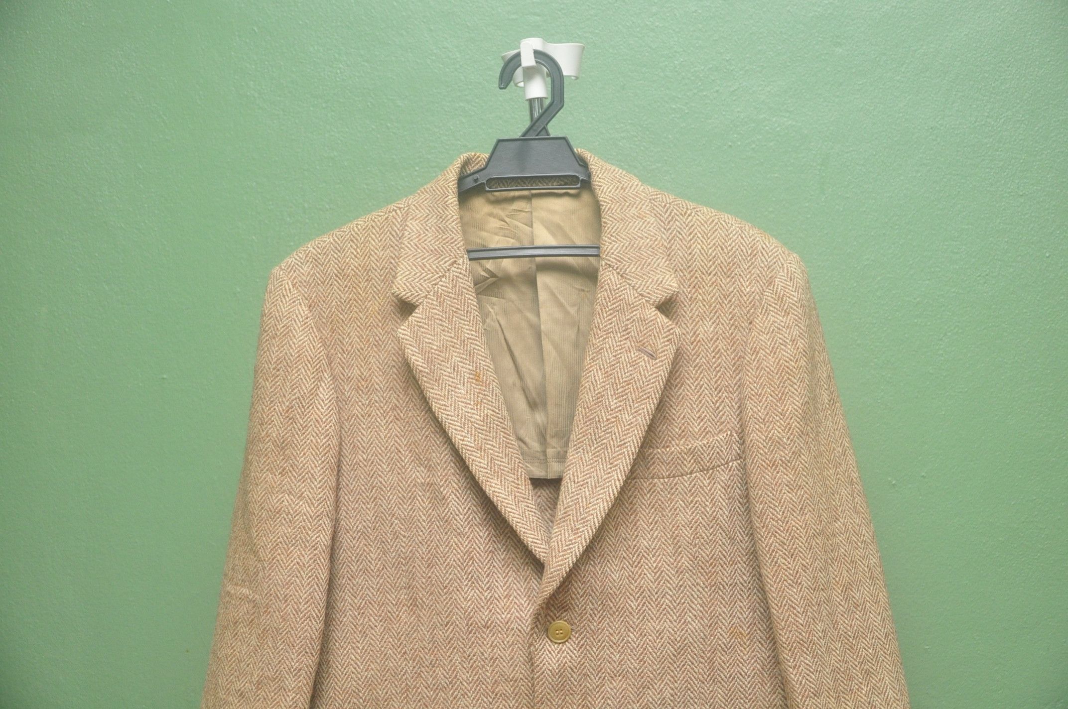 Designer × Harris Tweed × Japanese Brand Harris Tweed Wool Japanese Travis Scott Fashion Style Size 40R - 3 Thumbnail