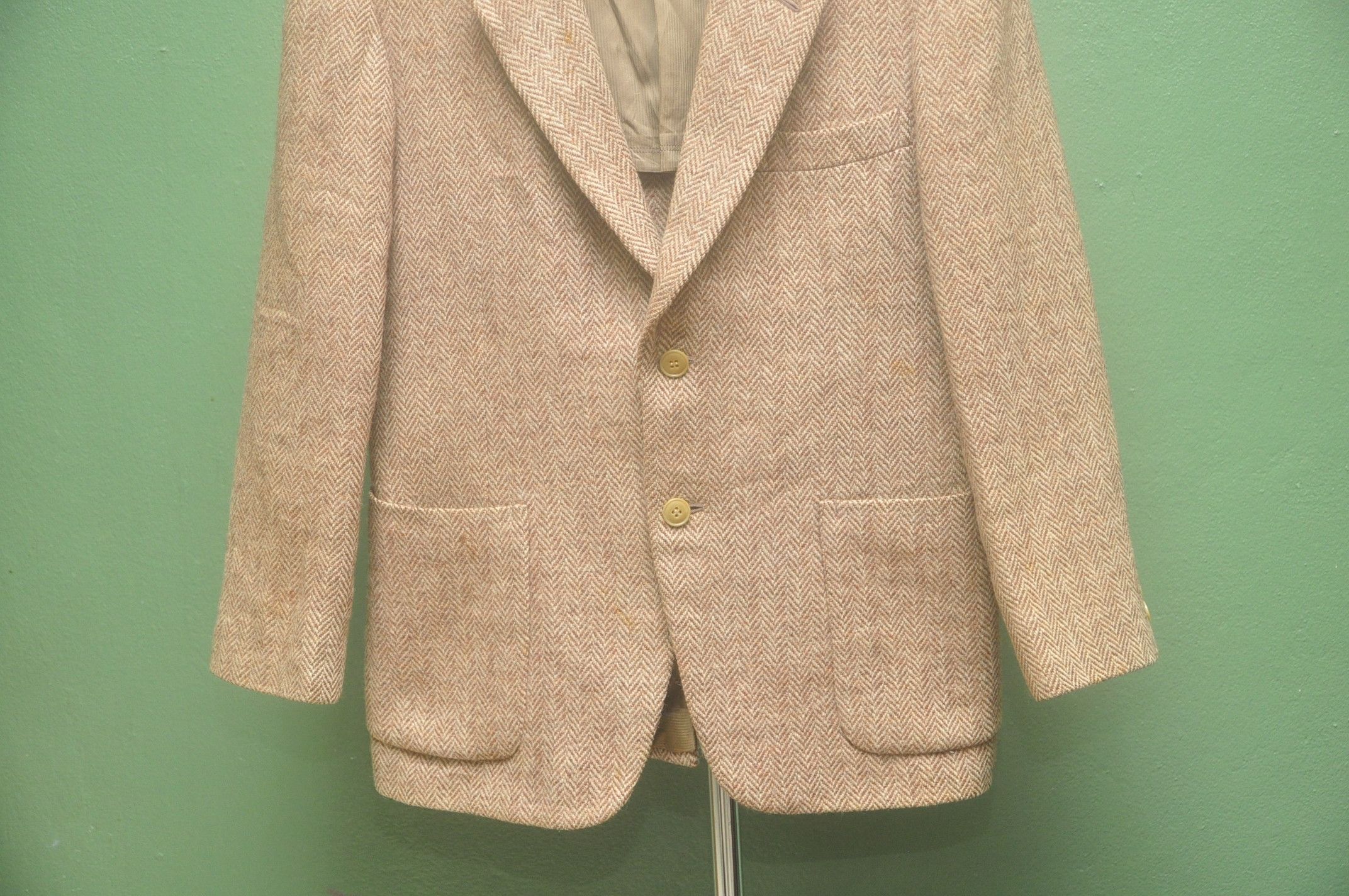 Designer × Harris Tweed × Japanese Brand Harris Tweed Wool Japanese Travis Scott Fashion Style Size 40R - 4 Thumbnail