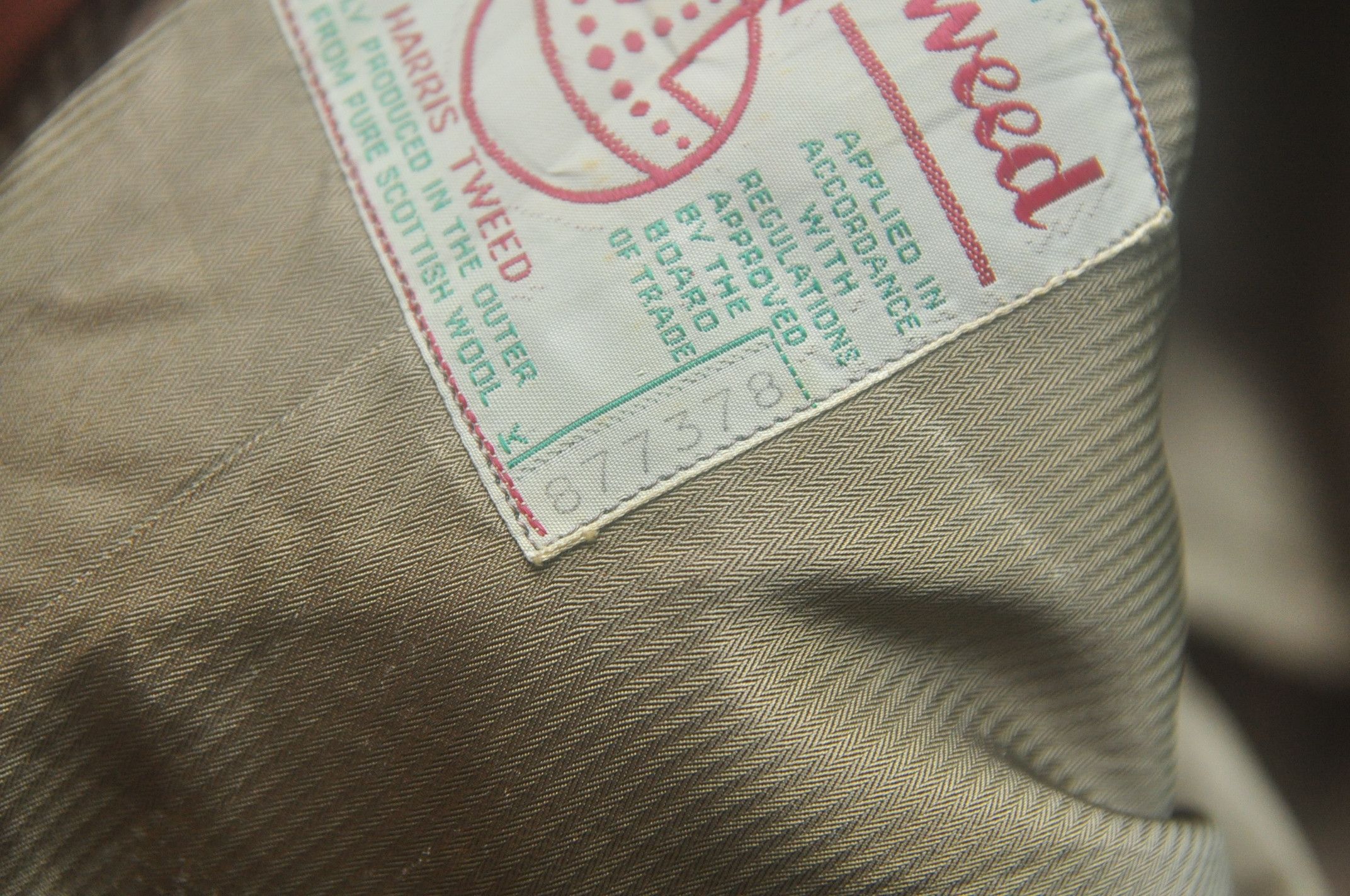 Designer × Harris Tweed × Japanese Brand Harris Tweed Wool Japanese Travis Scott Fashion Style Size 40R - 8 Thumbnail